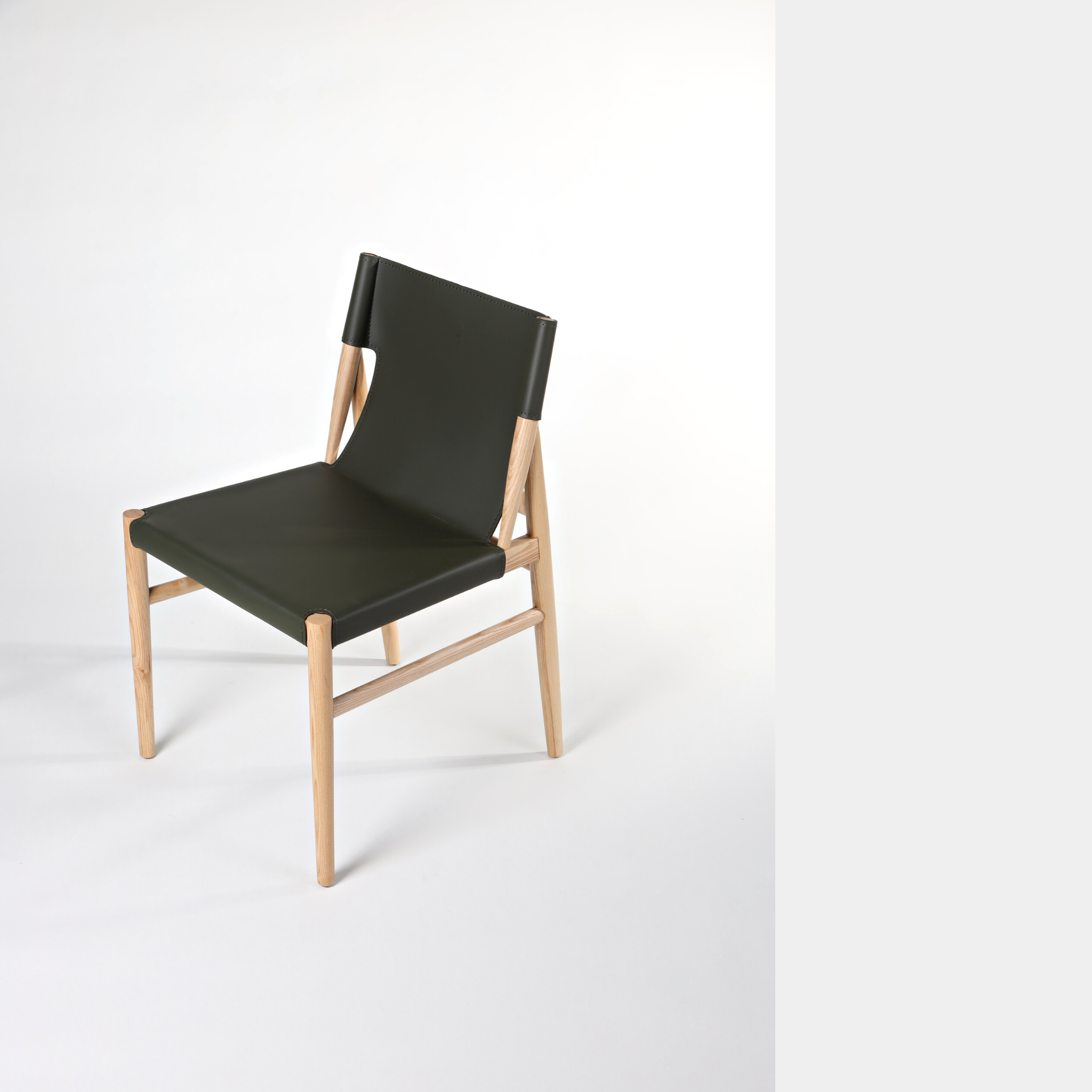 Arthur Leather and Wood Dining Chair | The Feelter