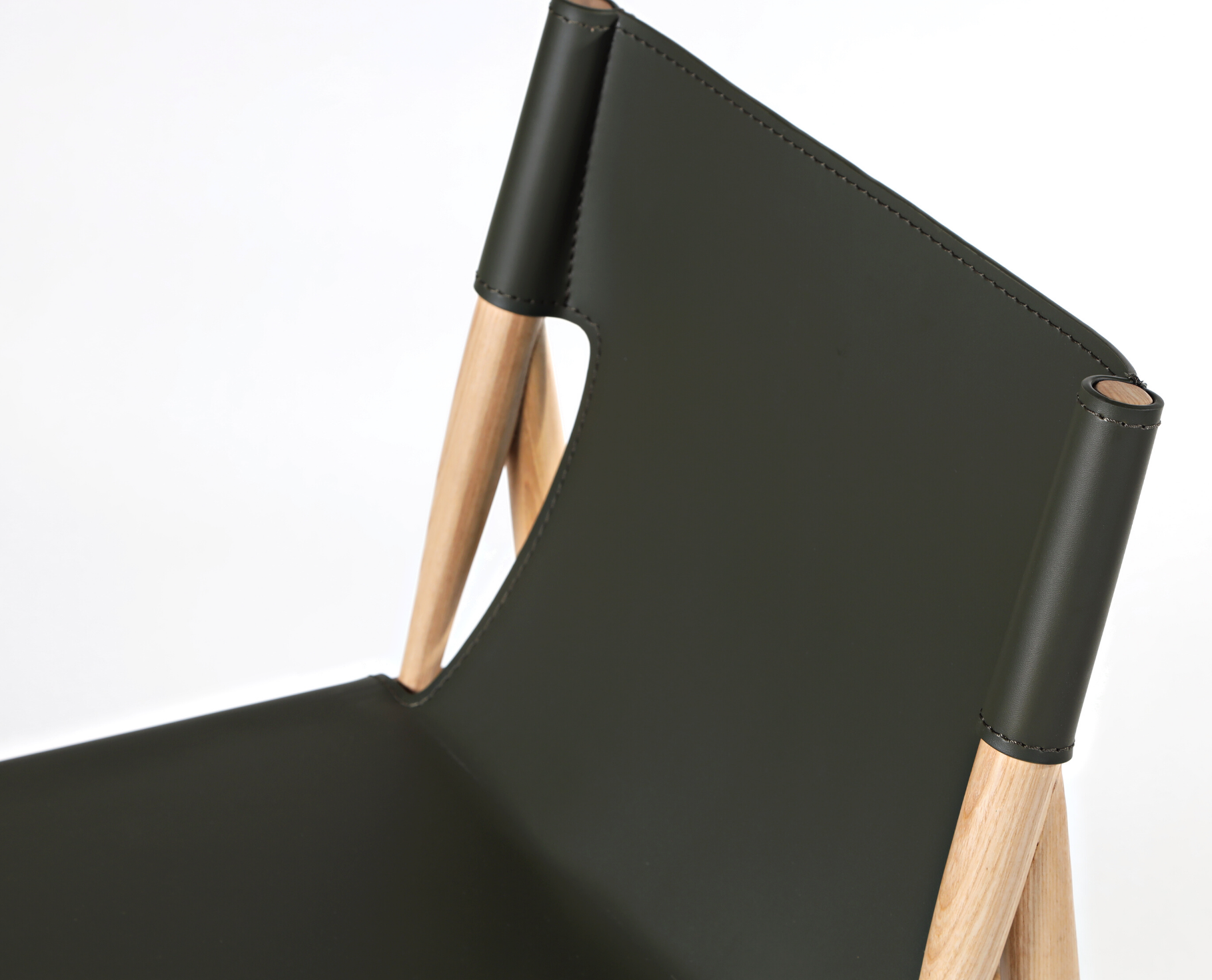 Arthur Leather and Wood Dining Chair | The Feelter