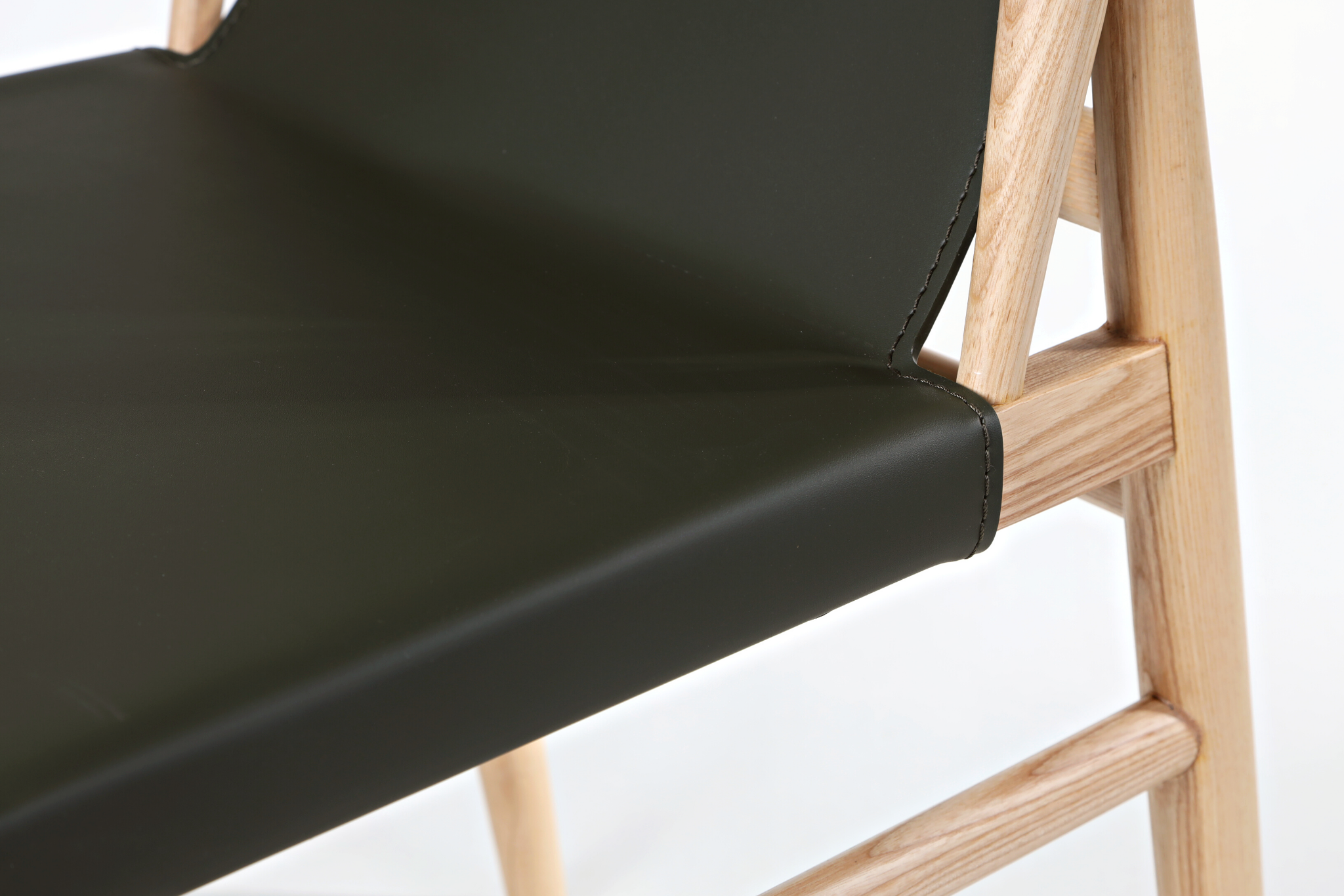Arthur Leather and Wood Dining Chair | The Feelter