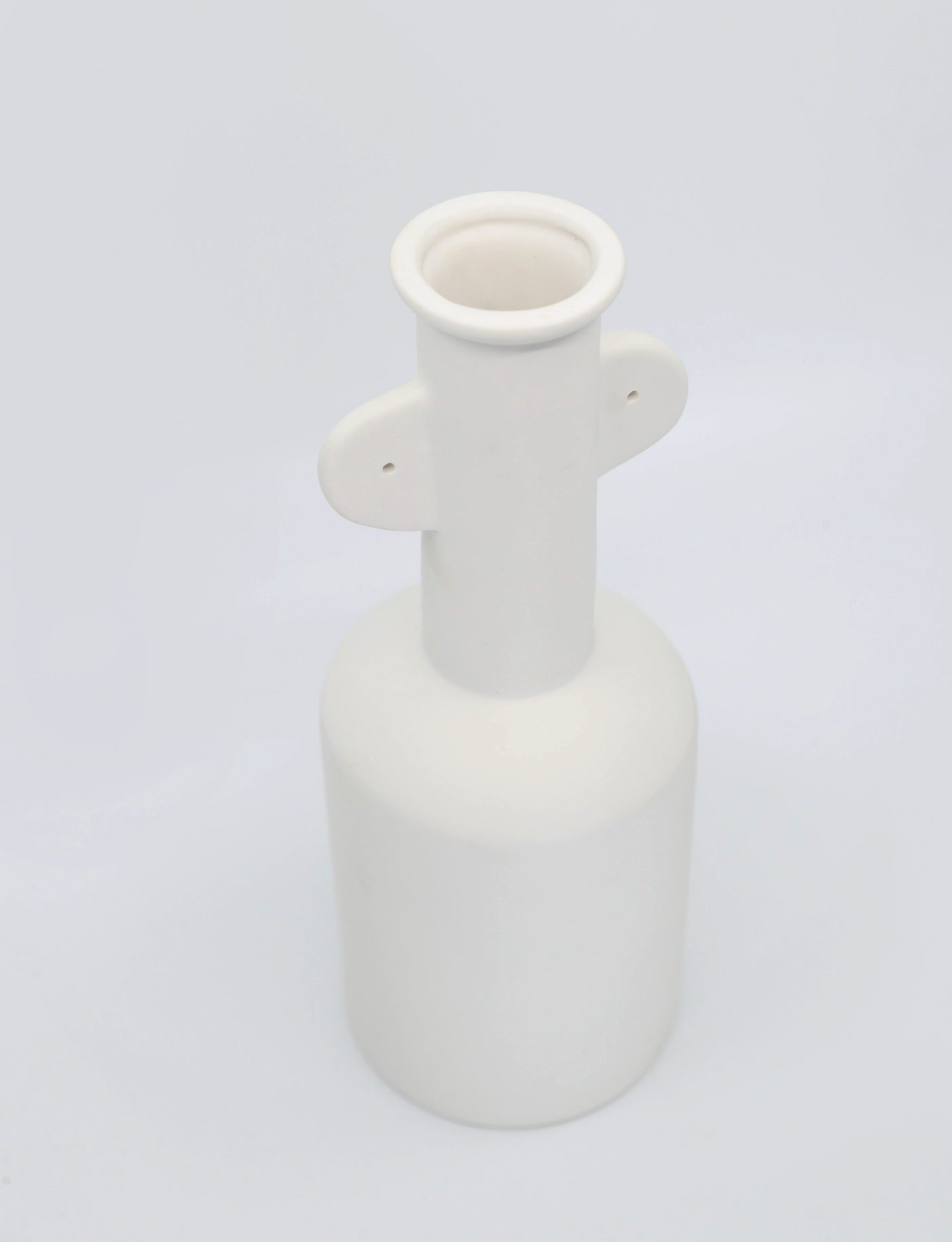 Ceramic Vase | White With Ears