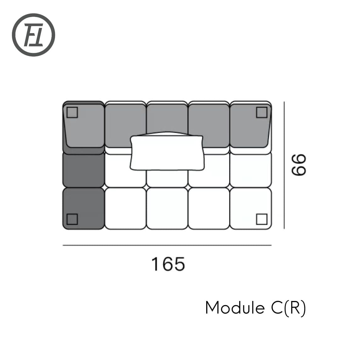 Chocolate Modular Sofa The Feelter