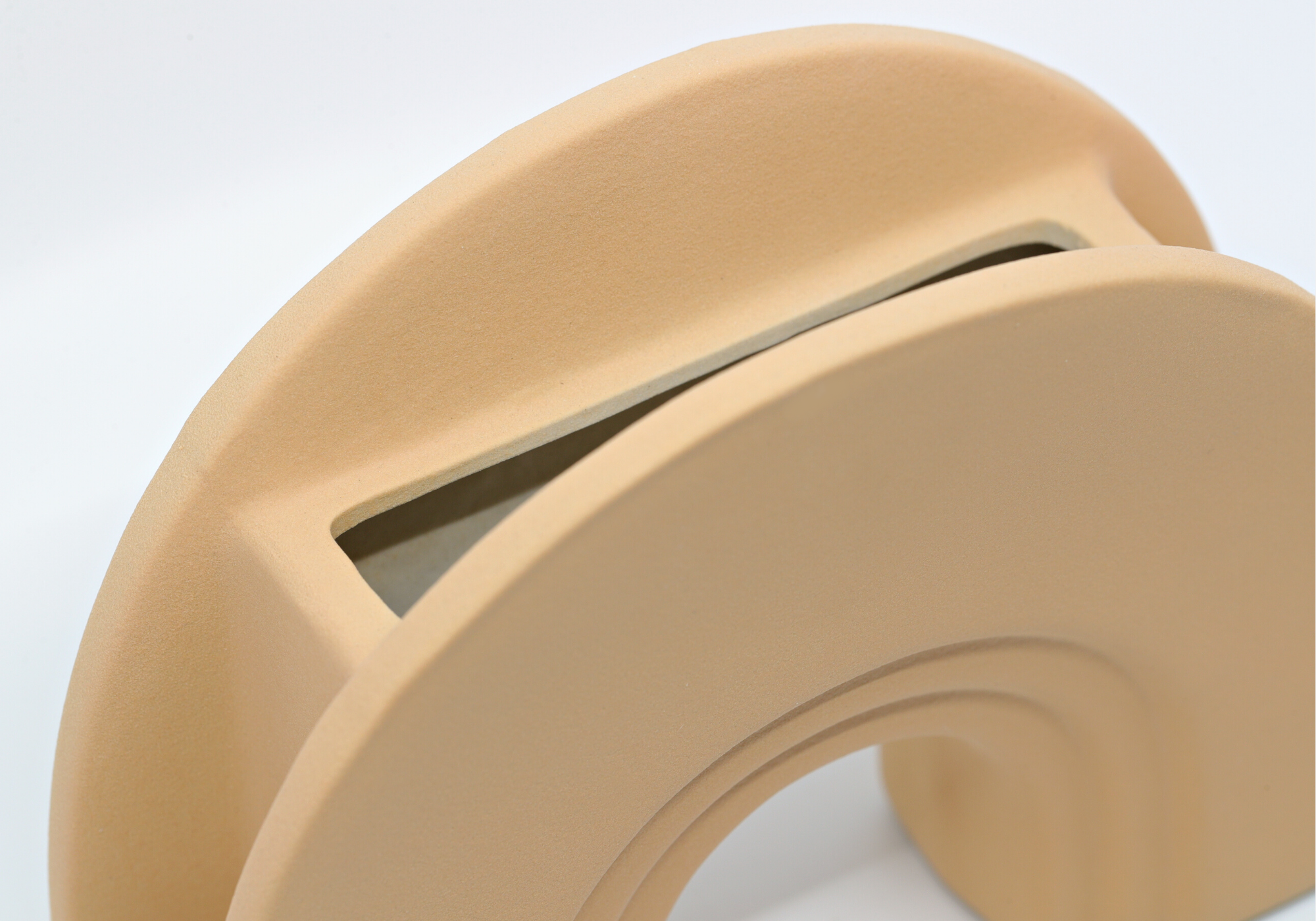 Ceramic Vase | Arched Series - Yellow