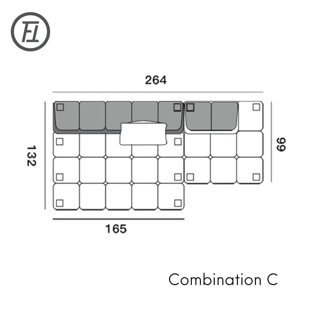 Chocolate Modular Sofa The Feelter