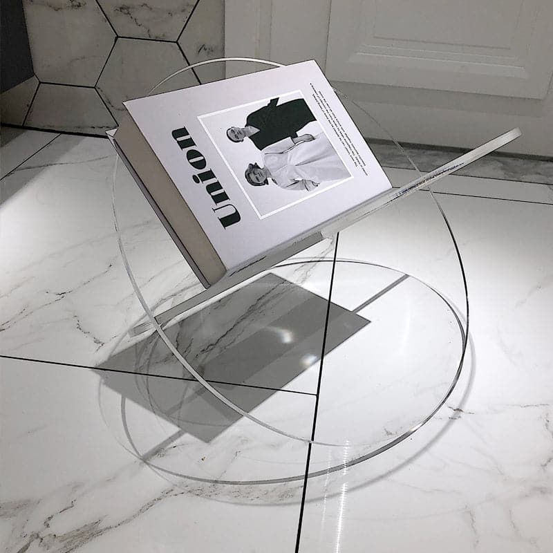 Acrylic Floor Magazine Holder | The Feelter