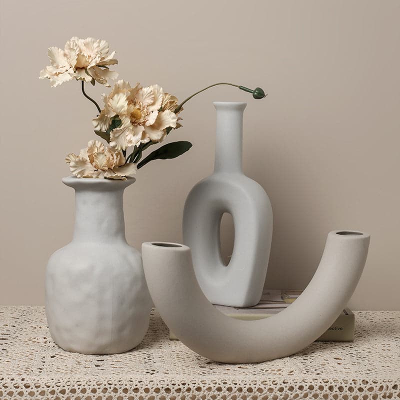 Ceramic Vase | Semi Circle - The Feelter