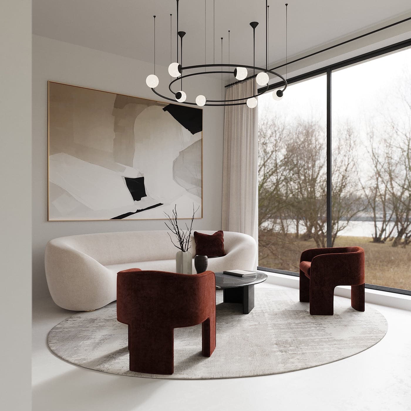 Three-Legged Armchair