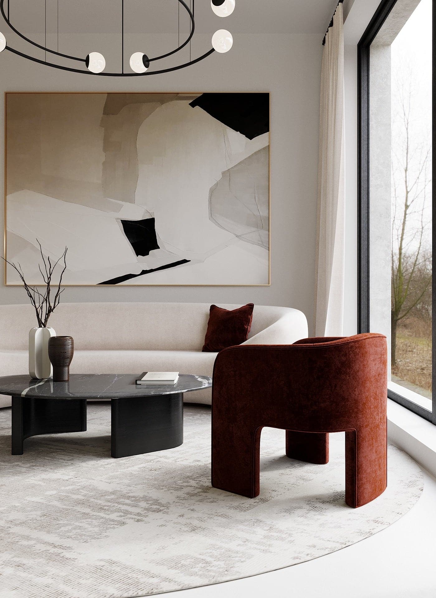 Three-Legged Armchair