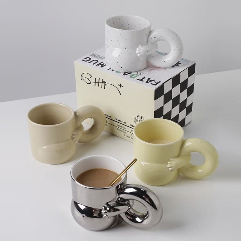 Ceramic Mug | White Baby Belly