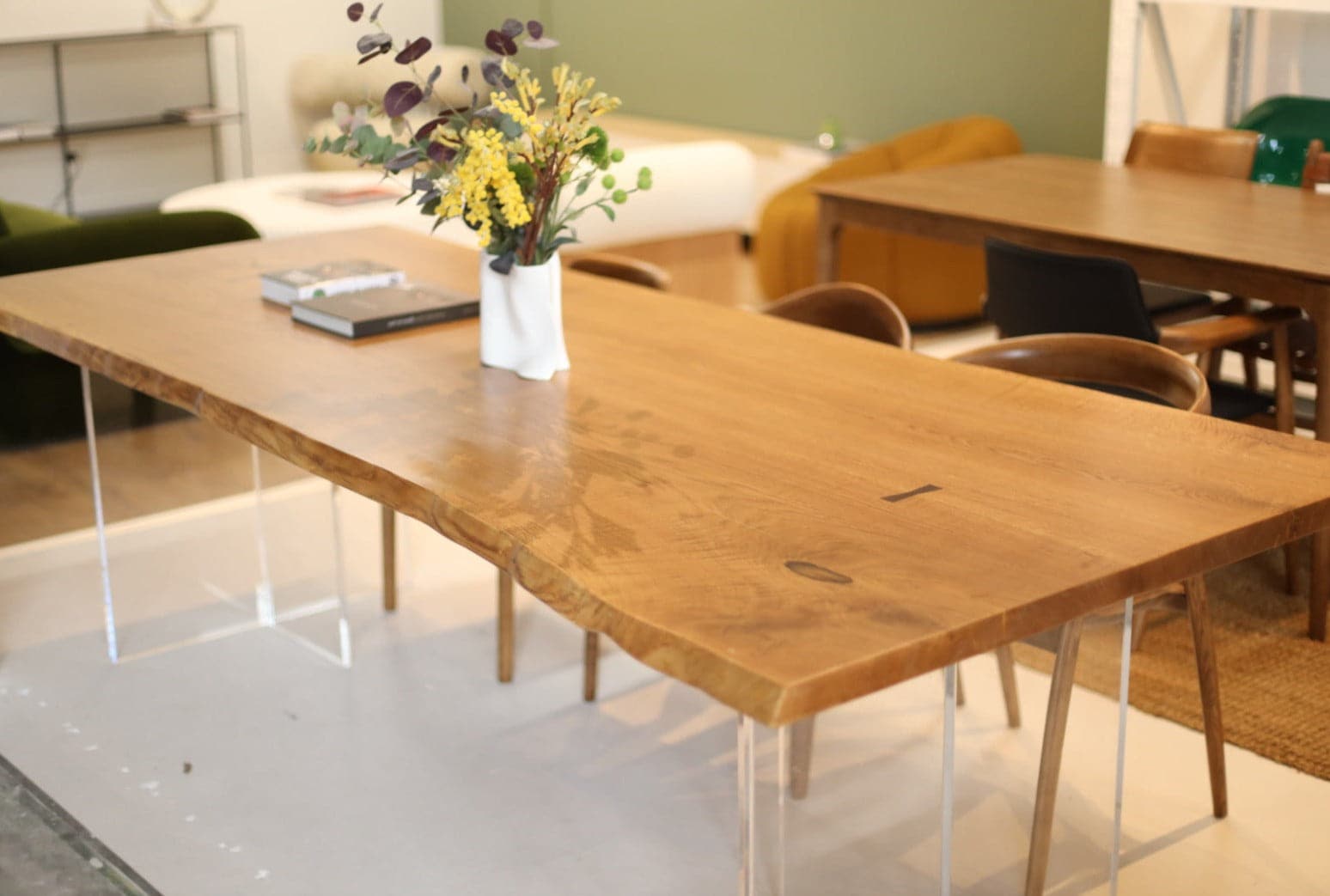 French White Oak Dining Table - The Feelter