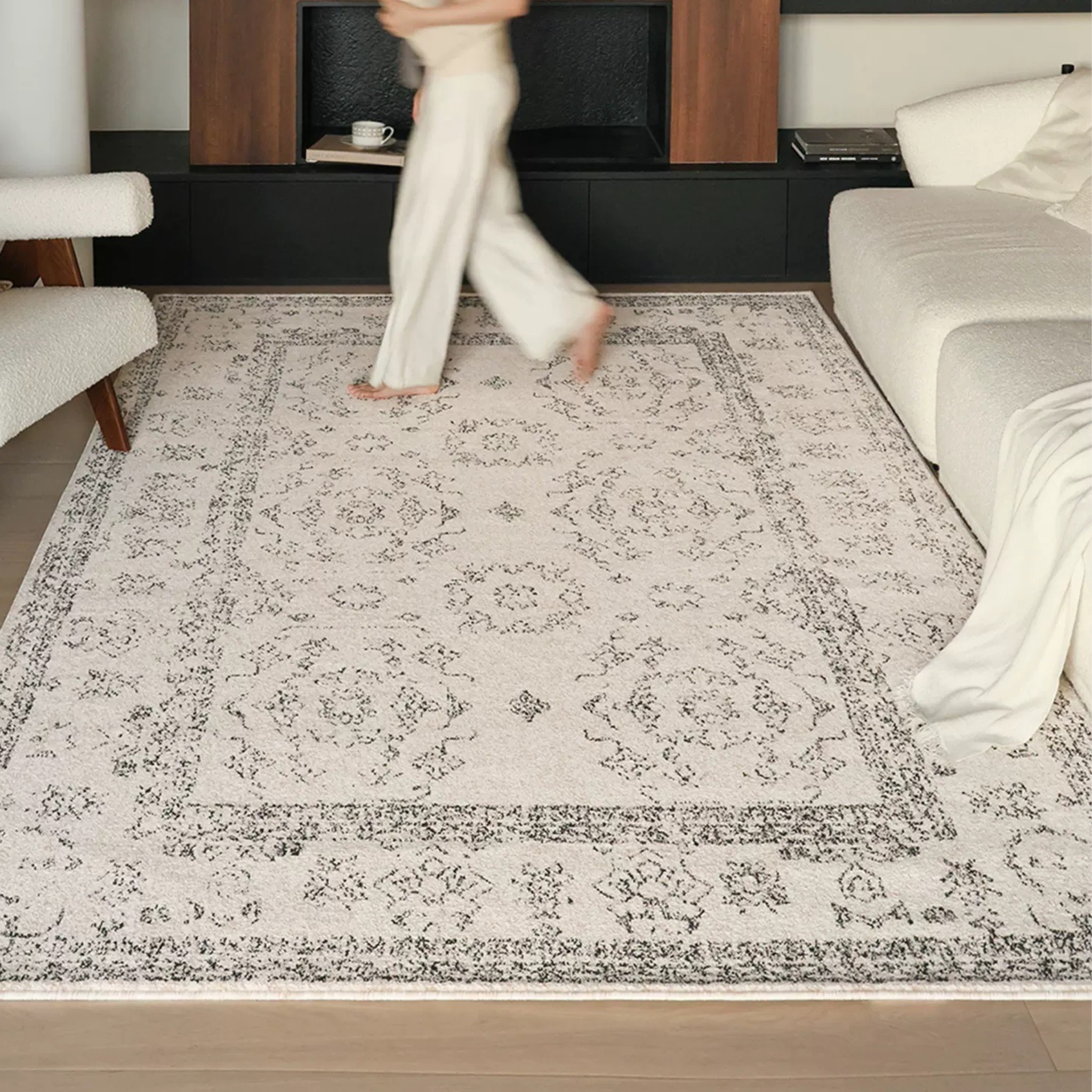 Provincial Daisy Waterproof Rug