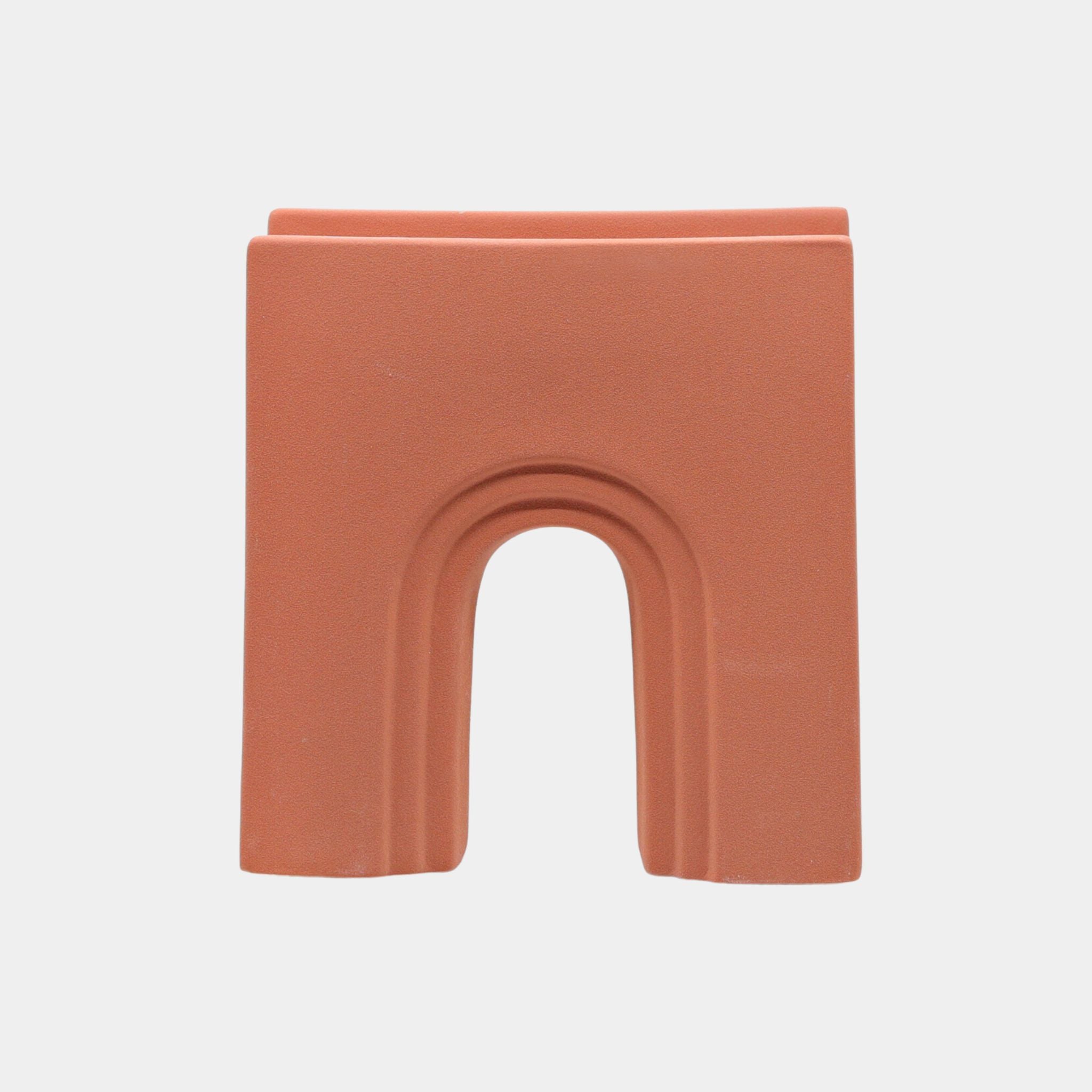 Ceramic Vase | Arched Series - Red