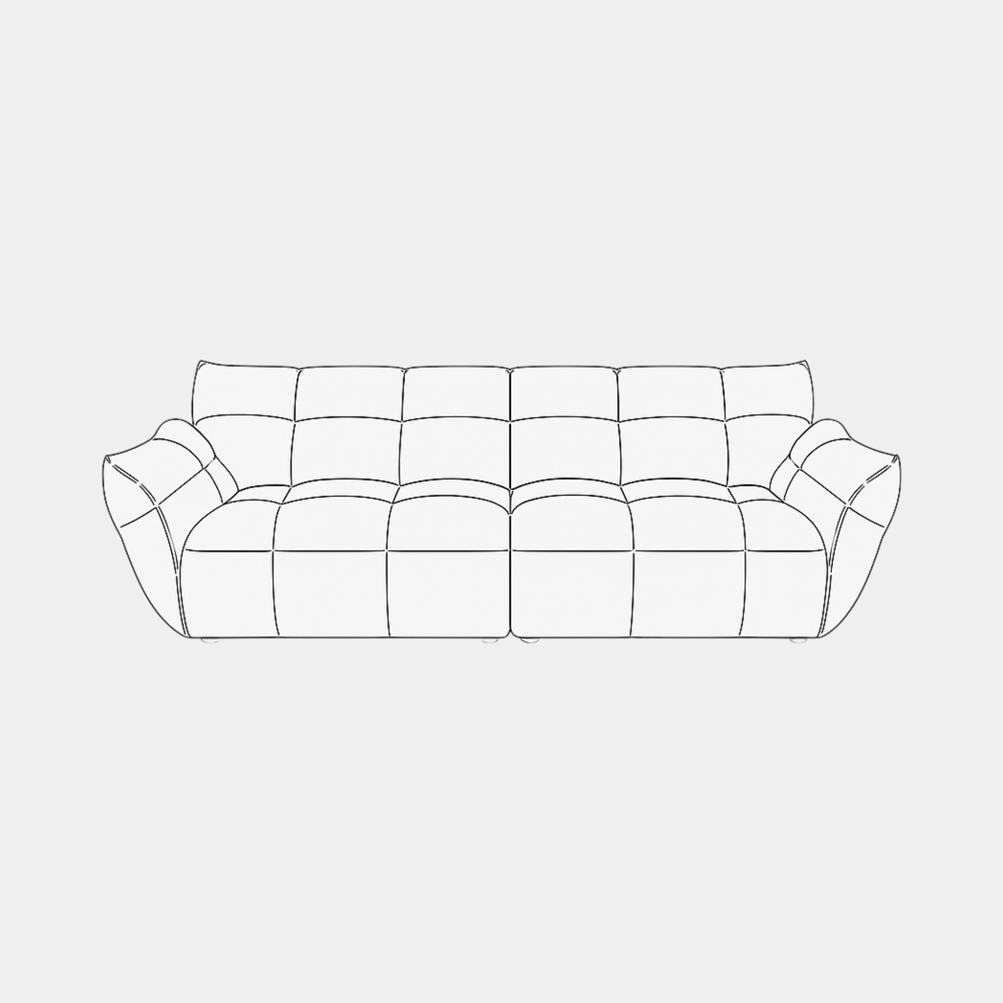 Lily Tufted Sofa
