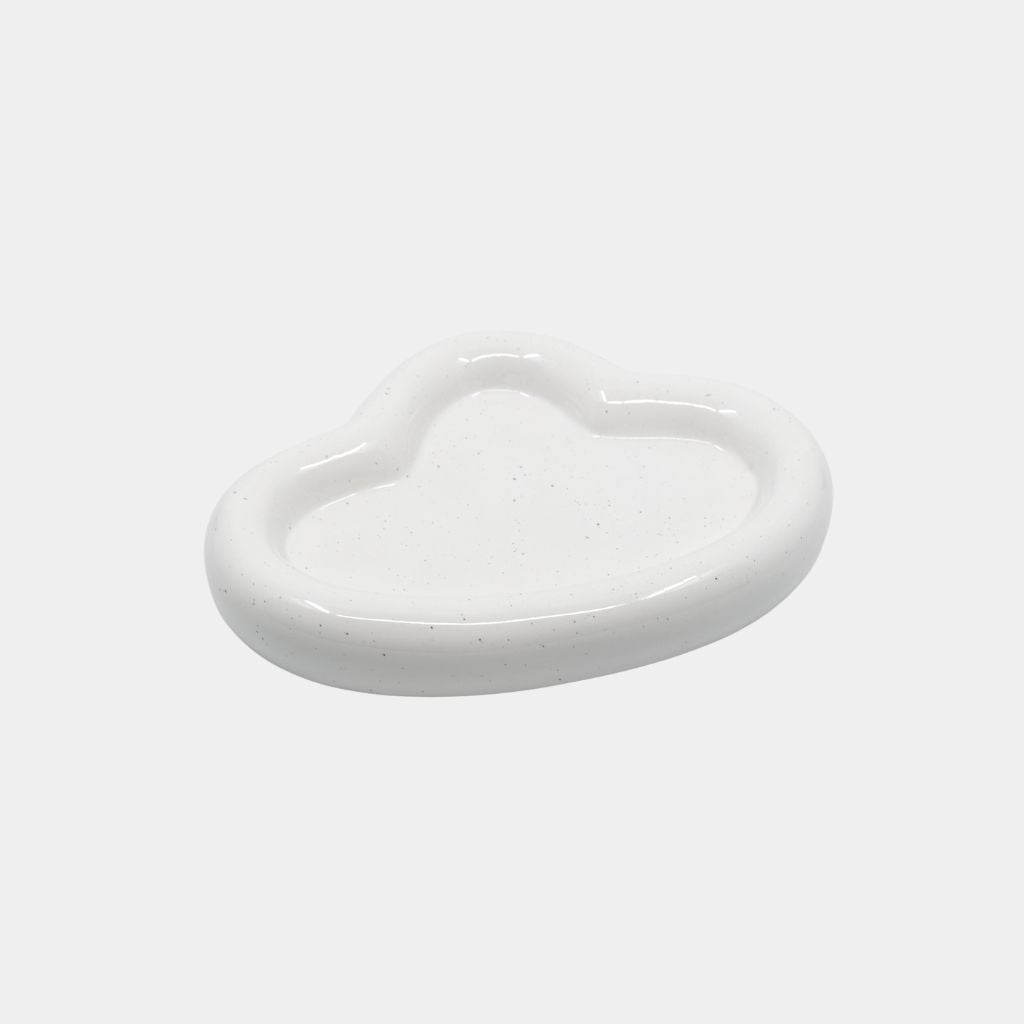 Cloud Shaped Speckled Plate - The Feelter