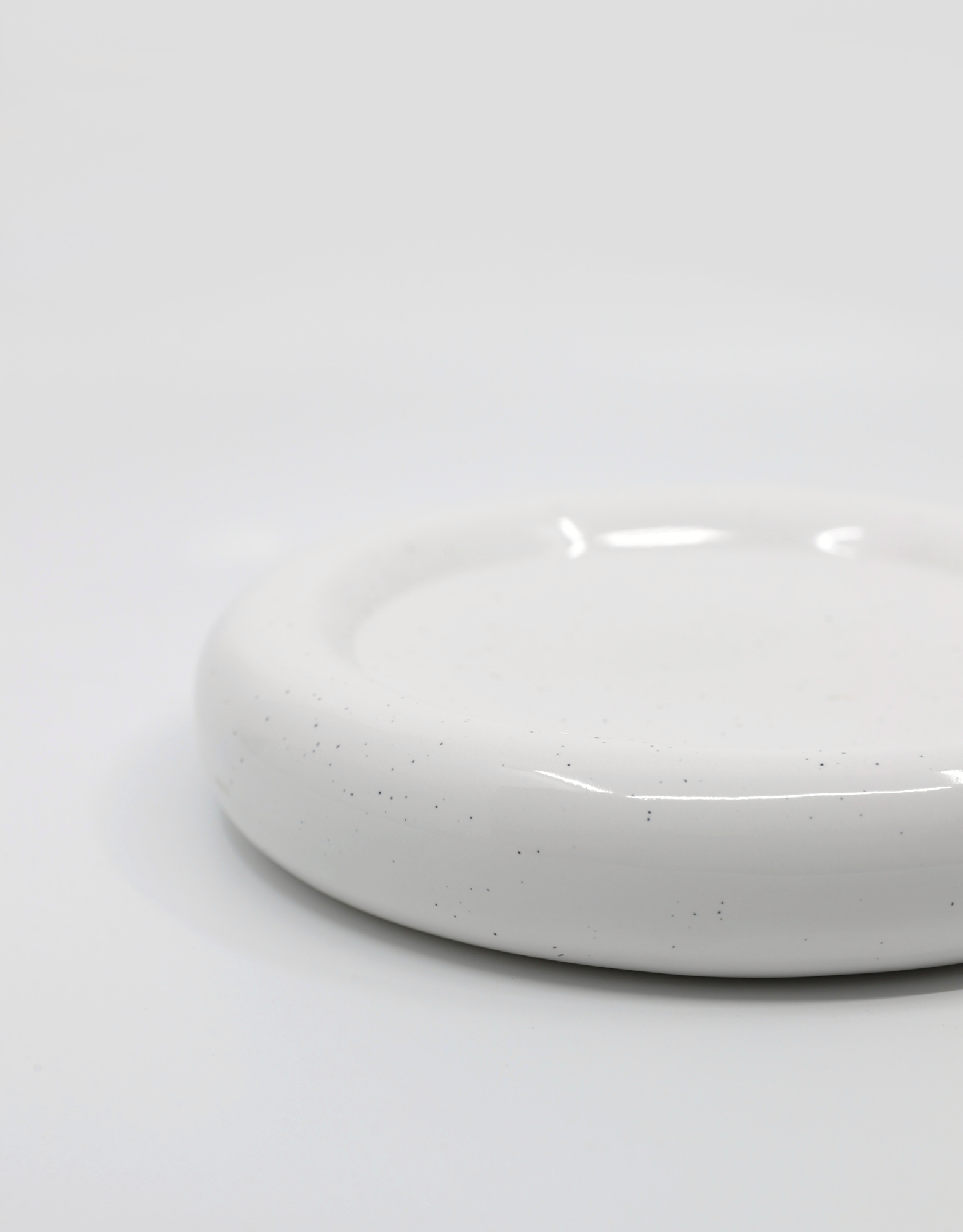 Circle Shaped Speckled Plate