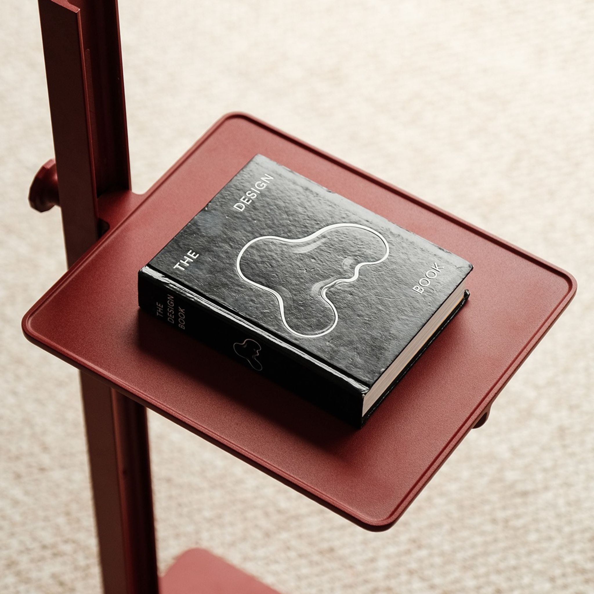 Adjustable Pedestal Side Table