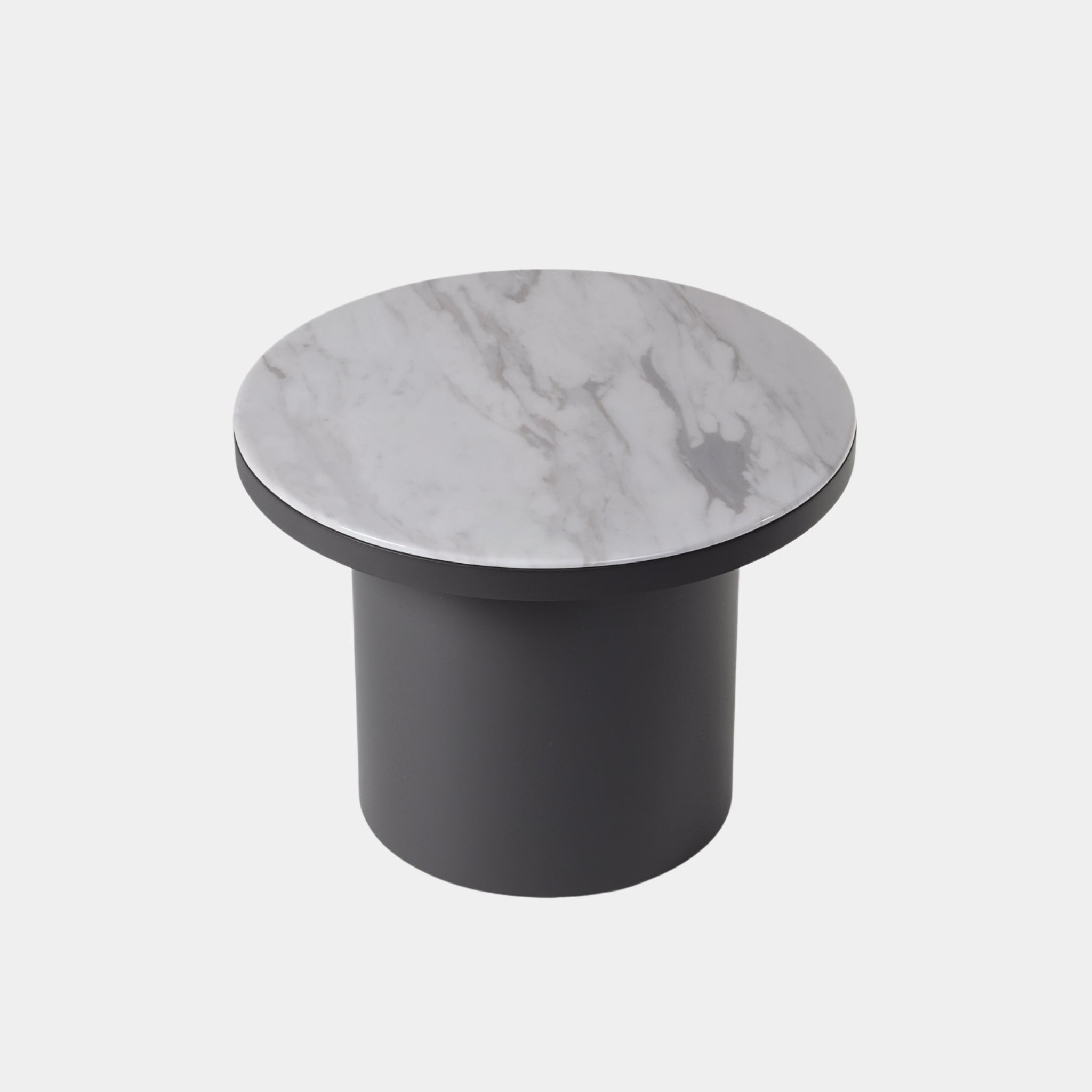 Marble Look Side Table - The Feelter