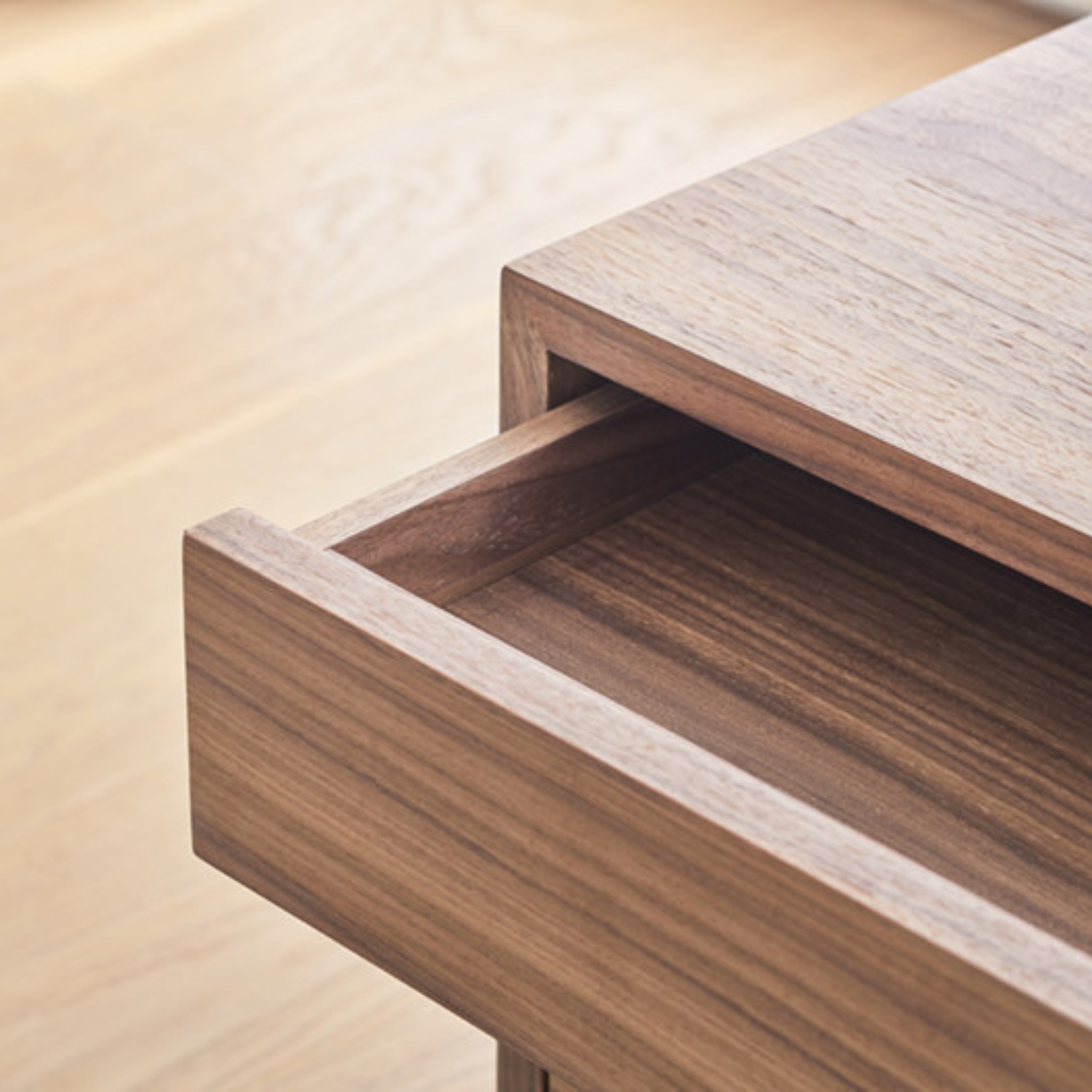 Woods Timber Bedside Table - The Feelter