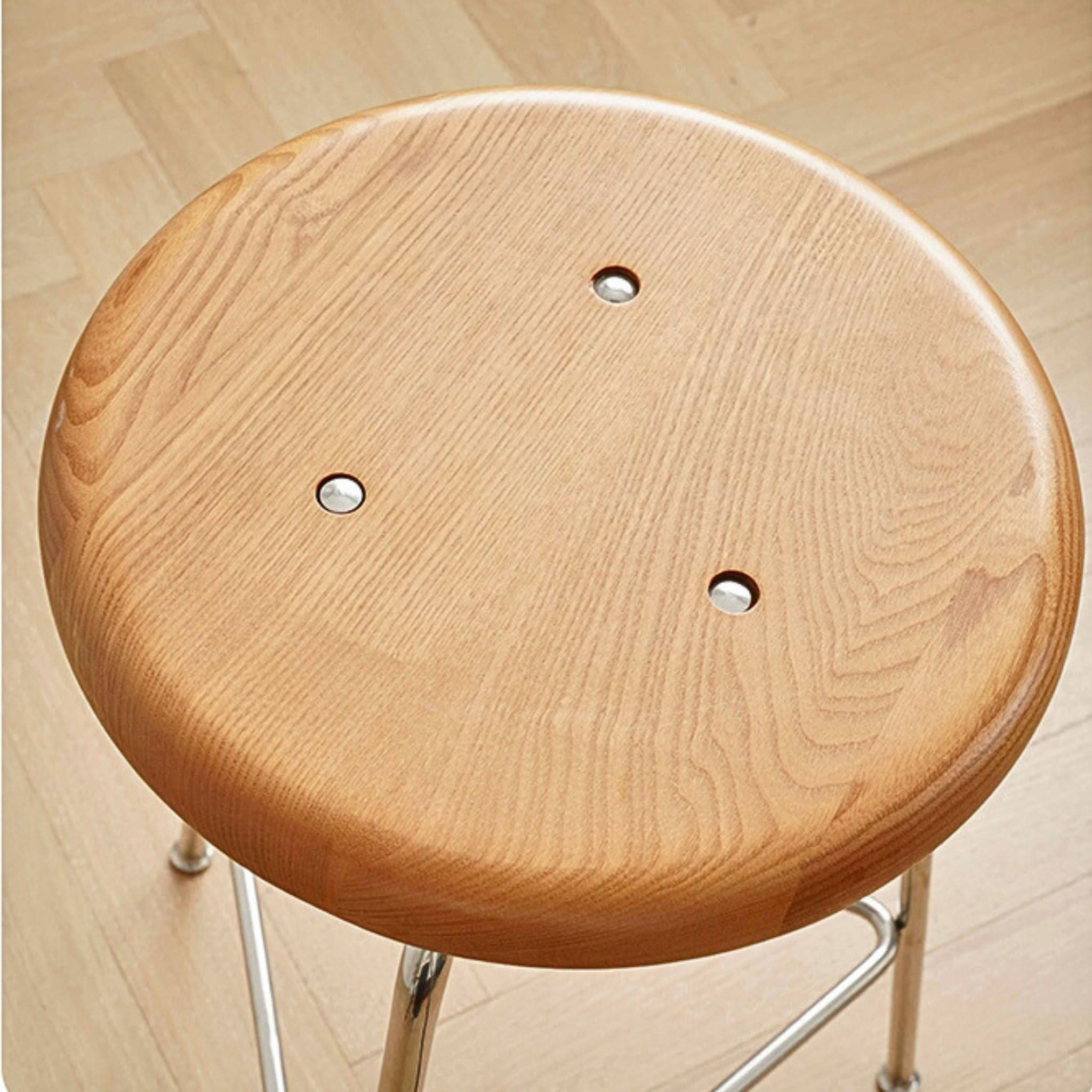 Minimal Wooden Bar Stool - The Feelter