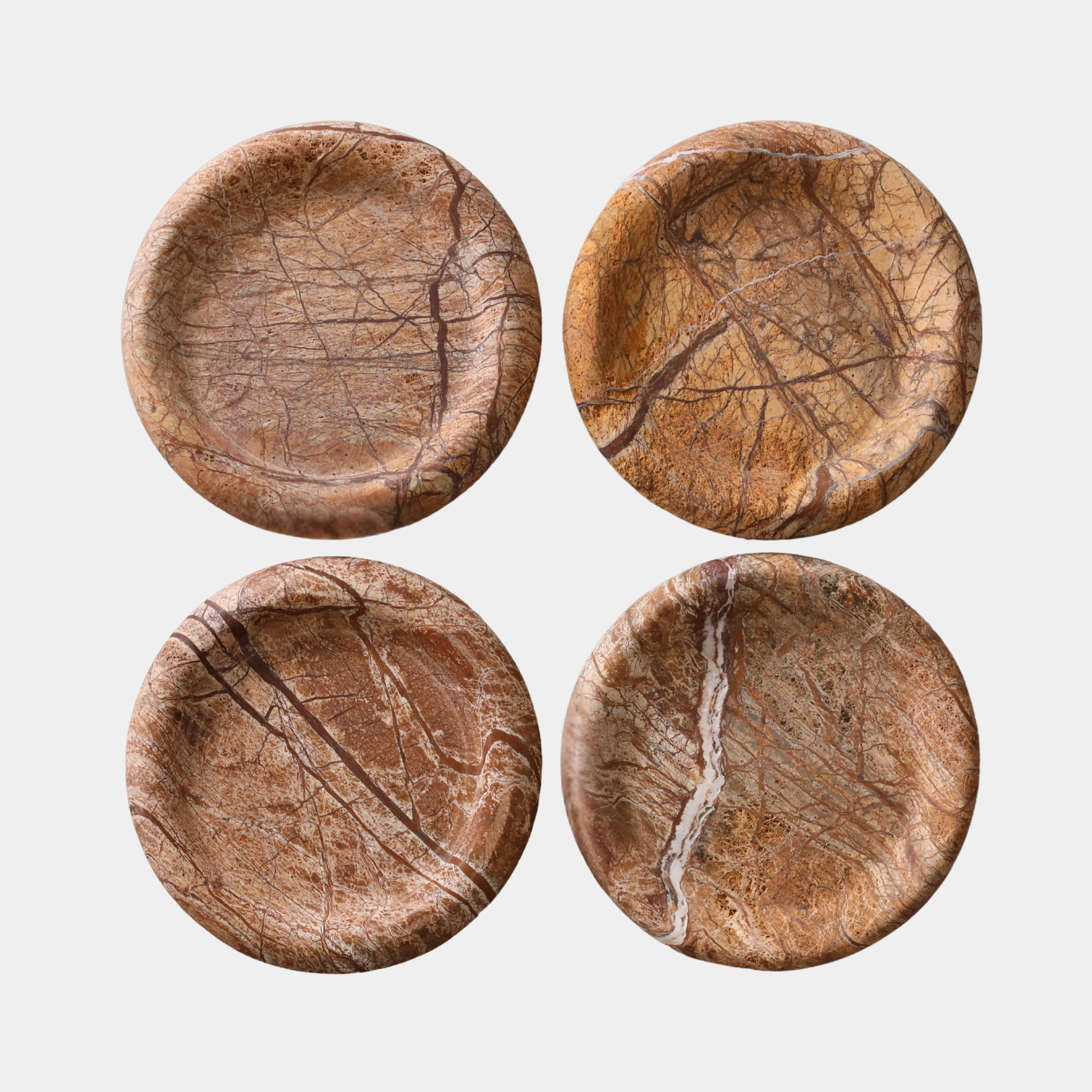 Bisadar Brown Marble Plate - The Feelter