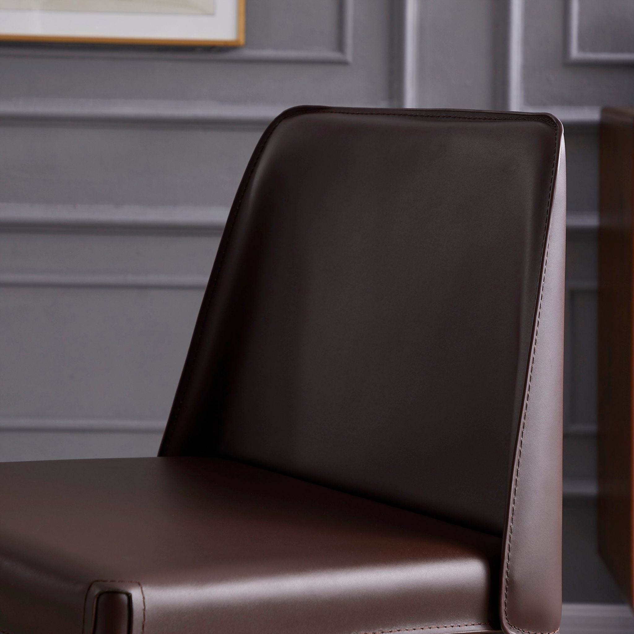 Henry Leather Bar Stool