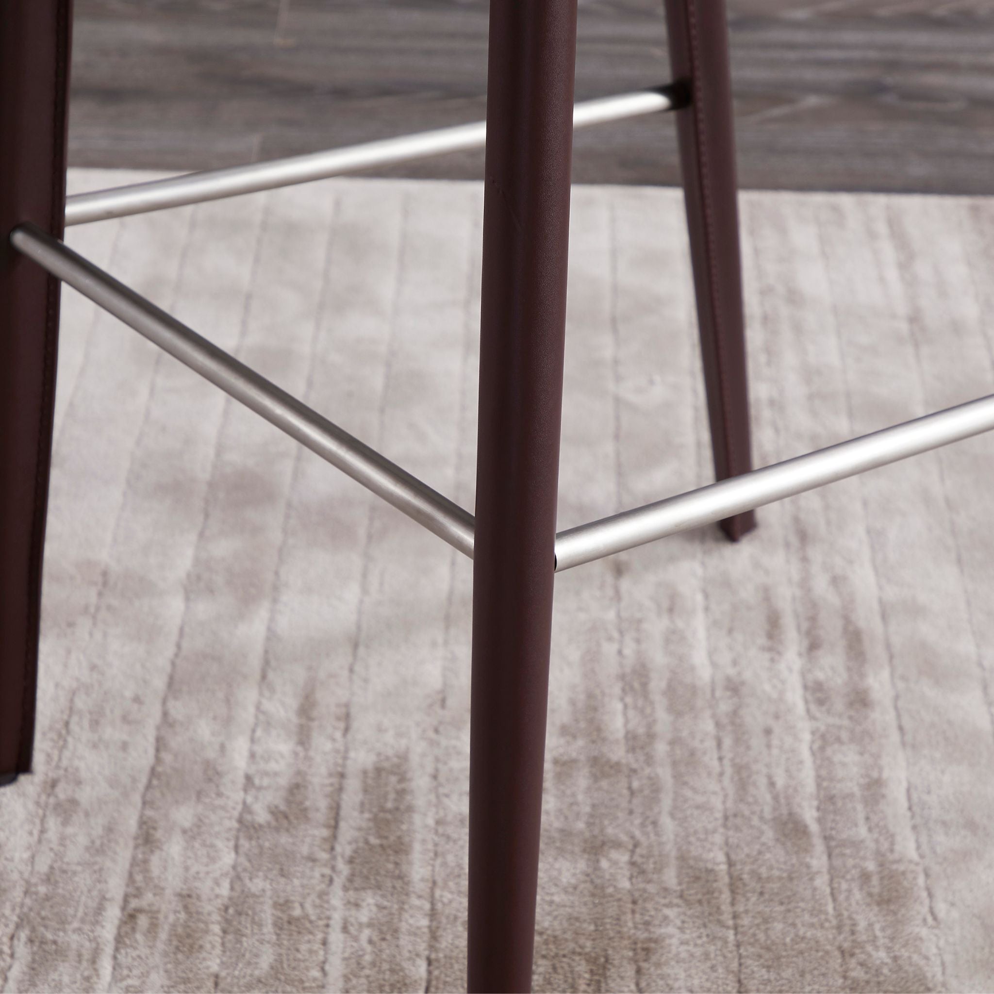 Henry Leather Bar Stool