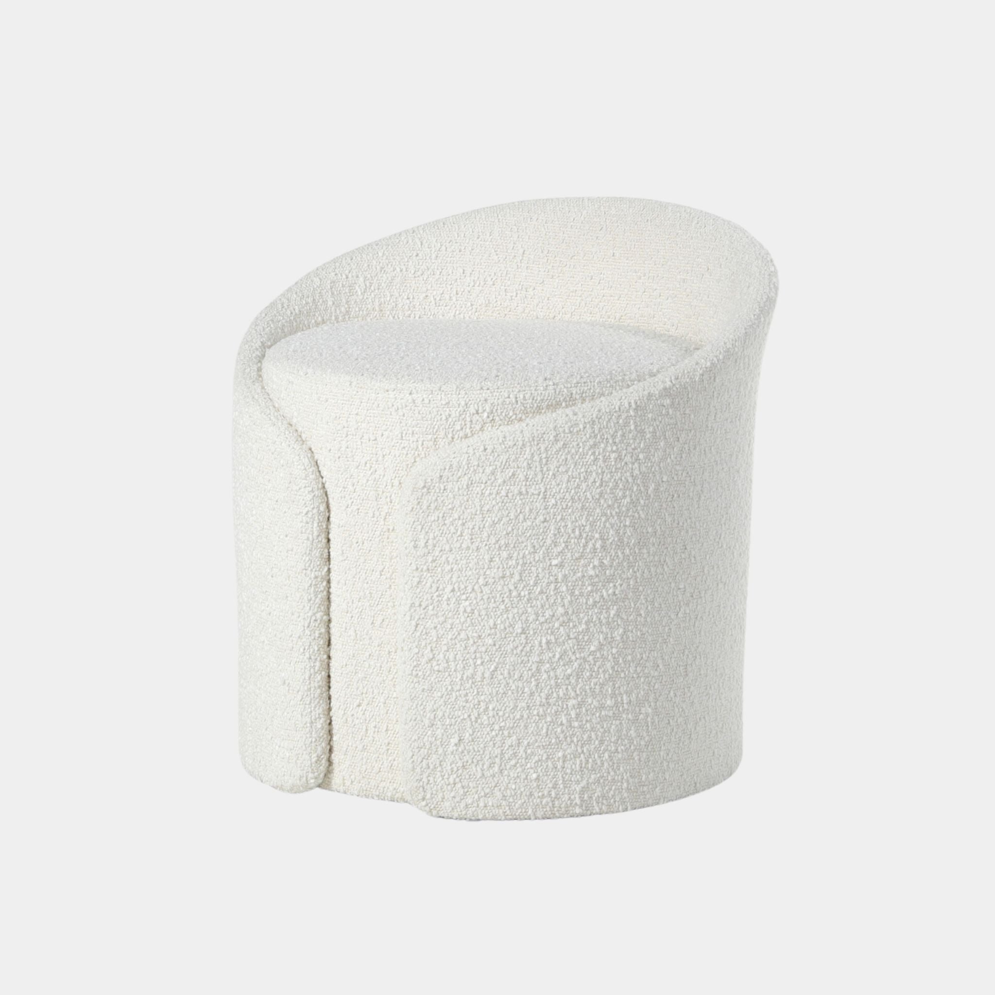 Flower Core Boucle Stool