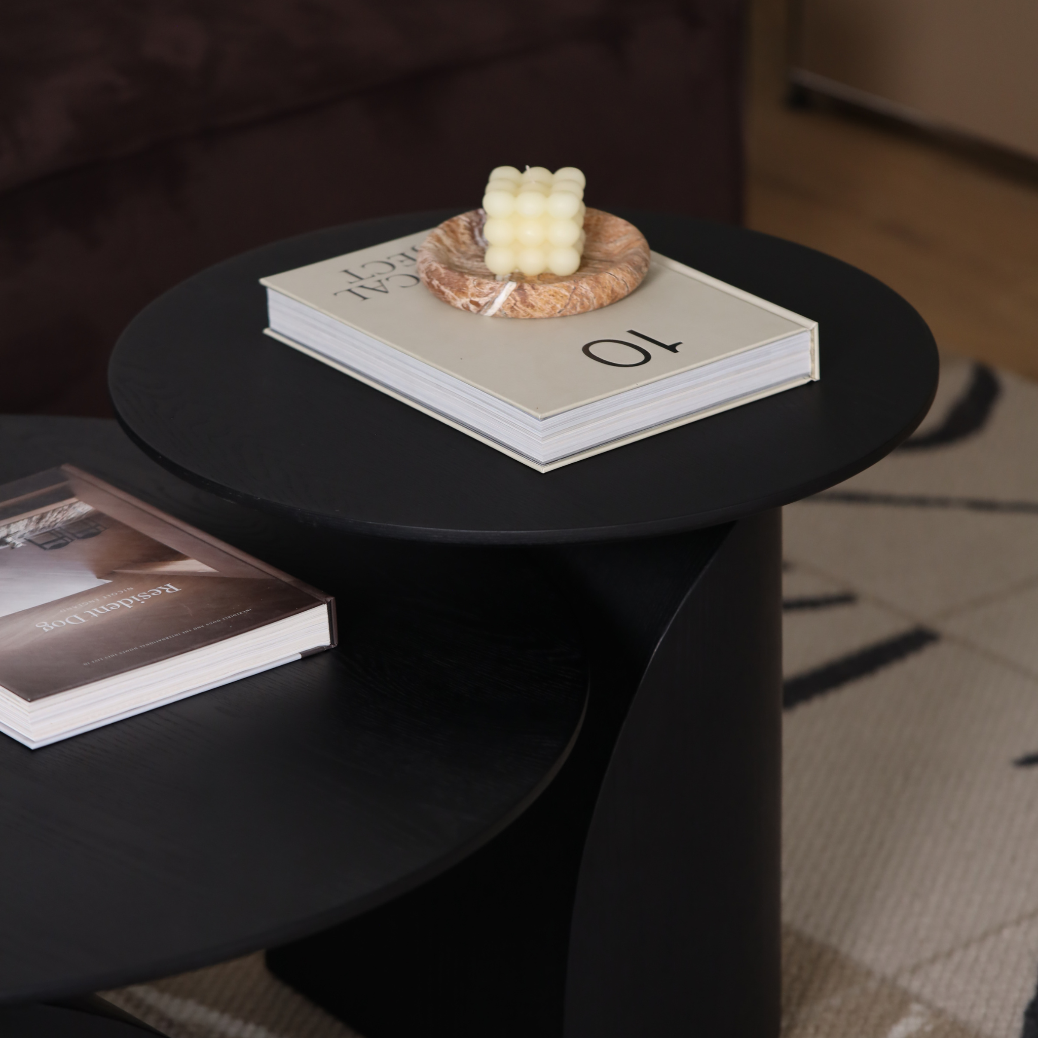 Curved Twins Coffee Table - The Feelter