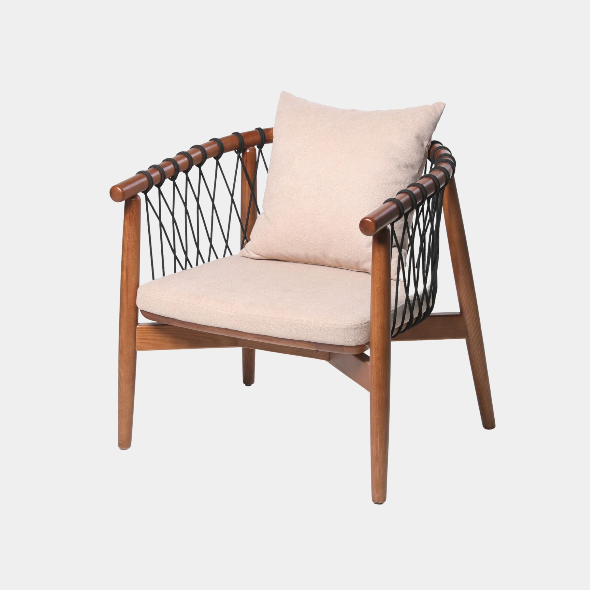 Mid Century | Basket Lounge Chair