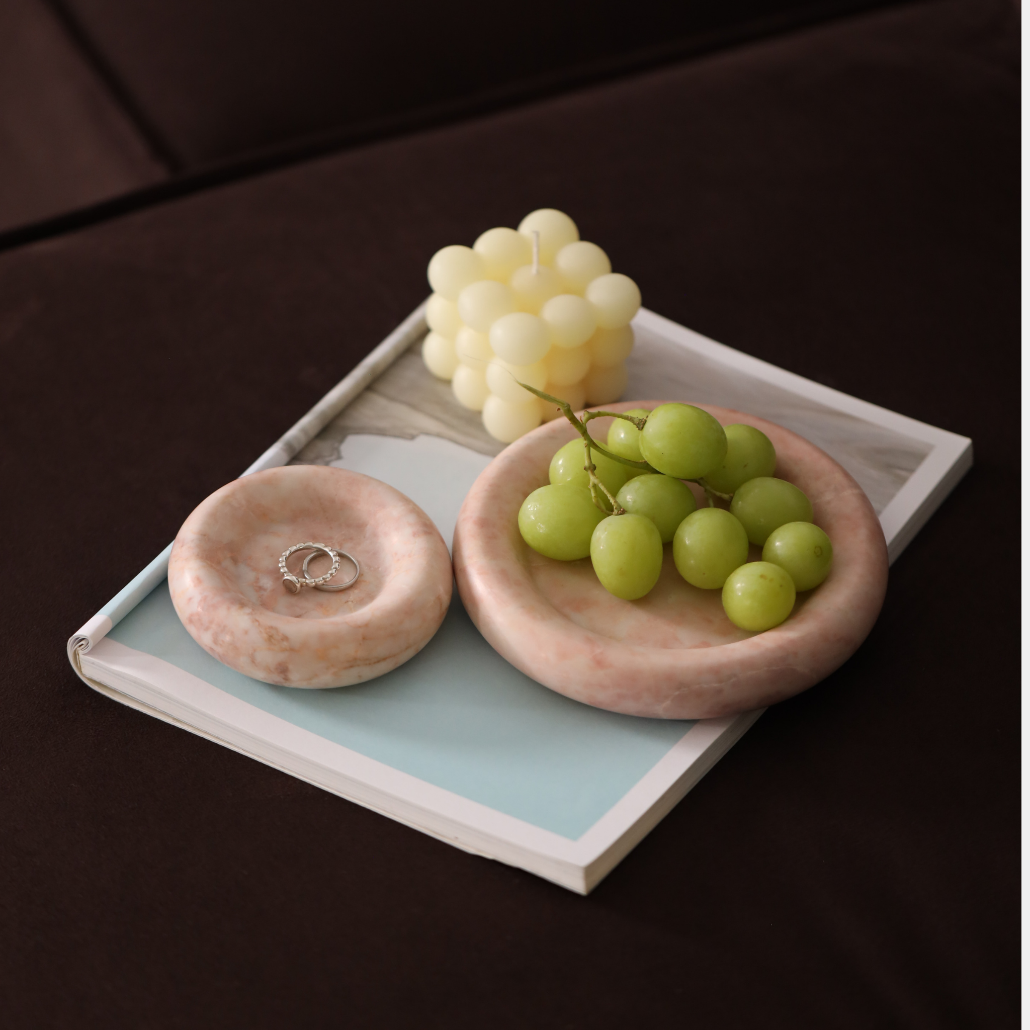 Rosa Marble Plate - The Feelter