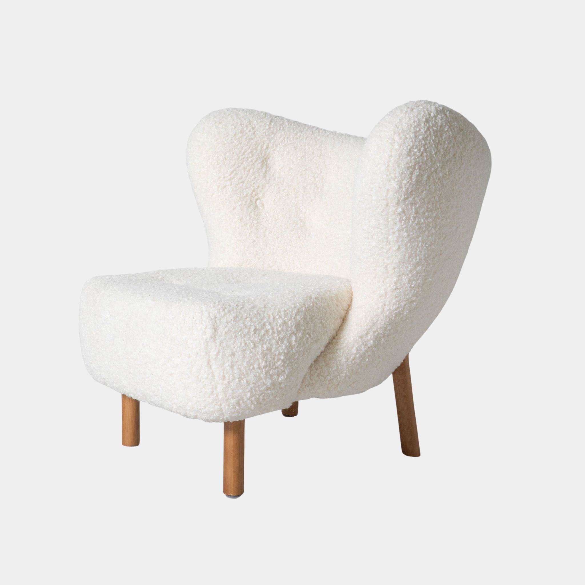 Agnes Wool Armchair - Short Hair | The Feelter