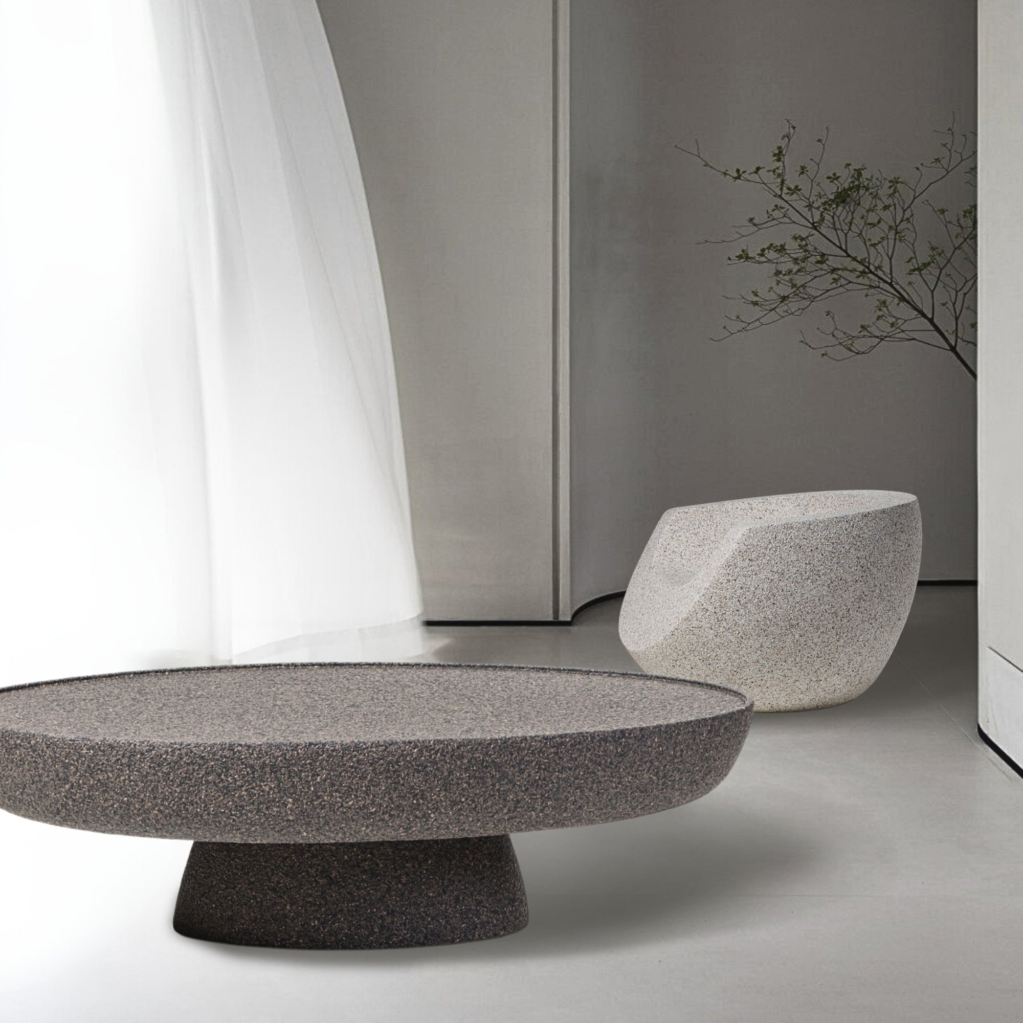 Oval Outdoor Coffee Table