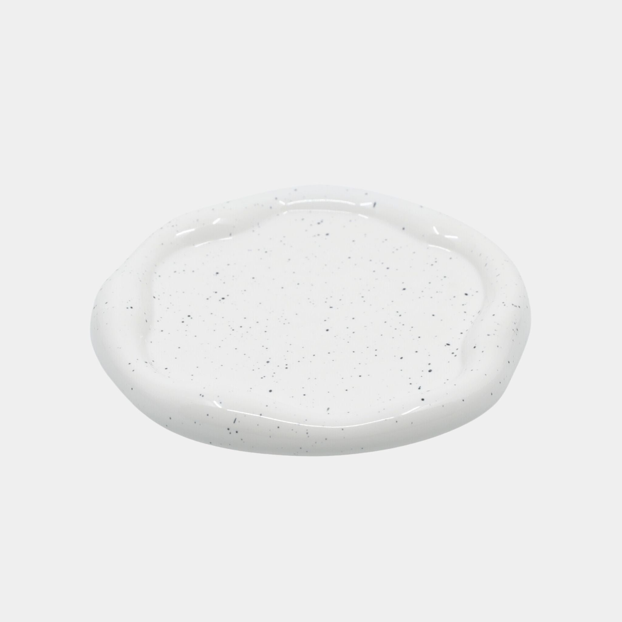 Warbled Ceramic - Round Speckled Plate - The Feelter