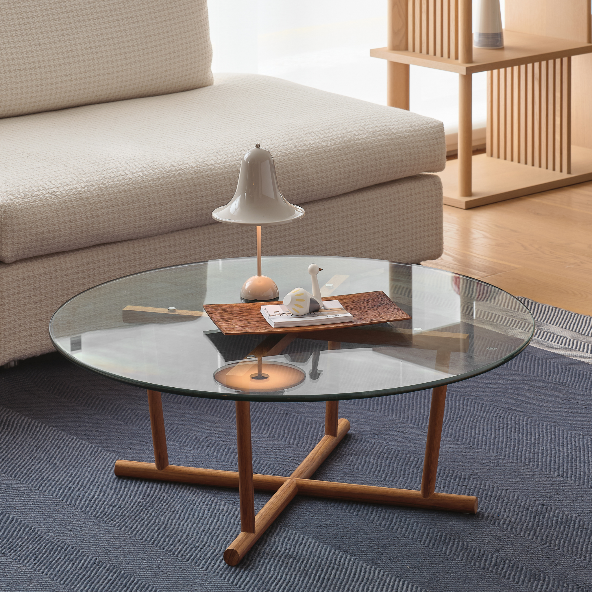 Moom Glass Coffee Table - The Feelter