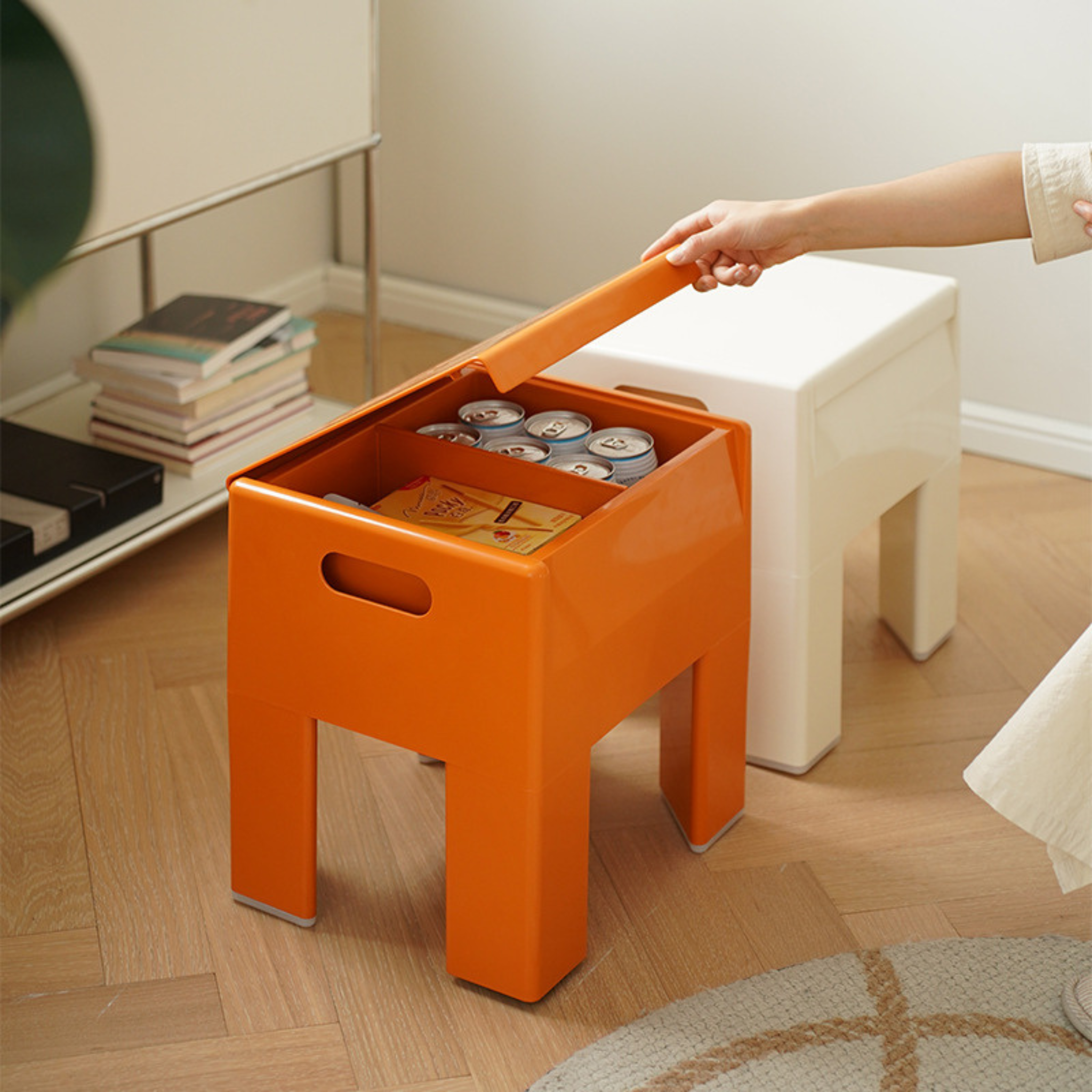 Flick Hidden Storage Stool