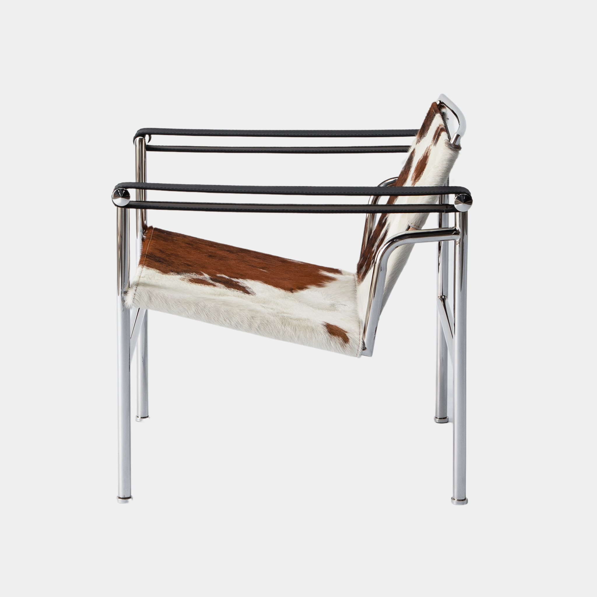 Bauhaus Cowhide Sling Back Lounge Chair