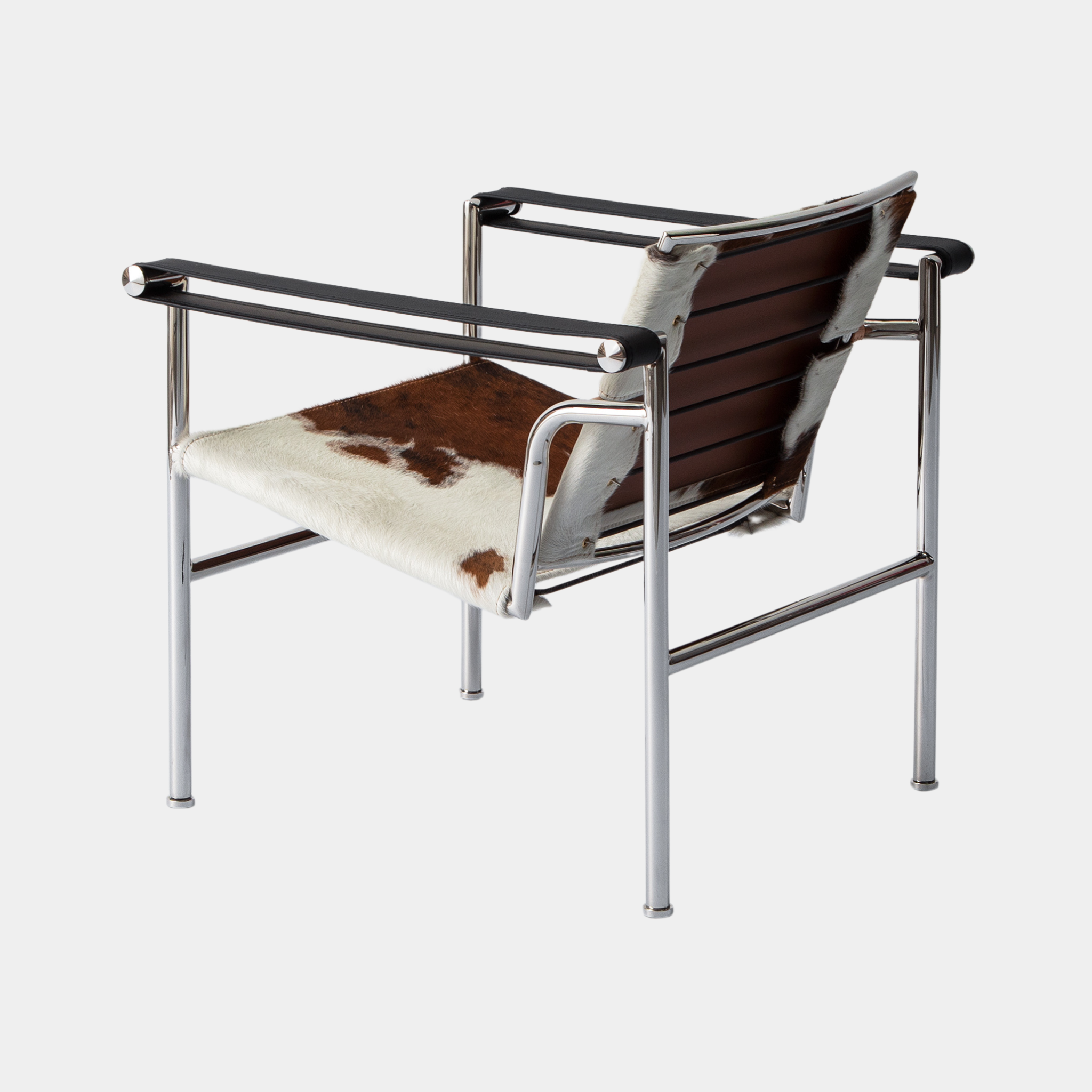 Bauhaus Cowhide Sling Back Lounge Chair