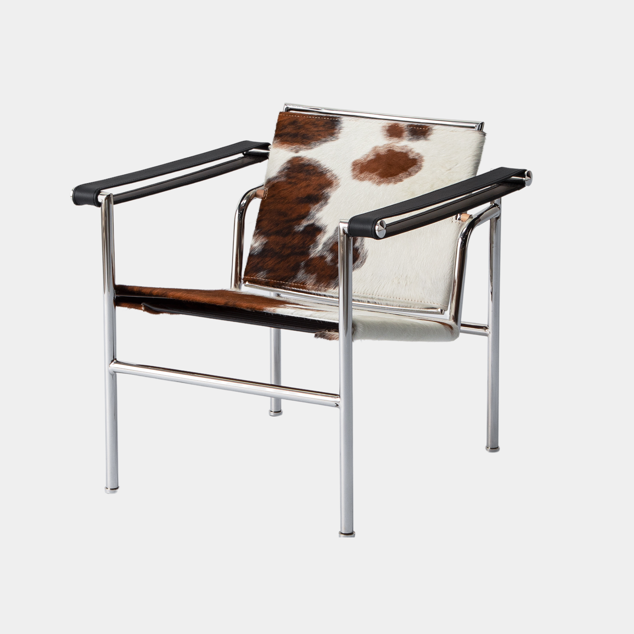 Bauhaus Cowhide Sling Back Lounge Chair