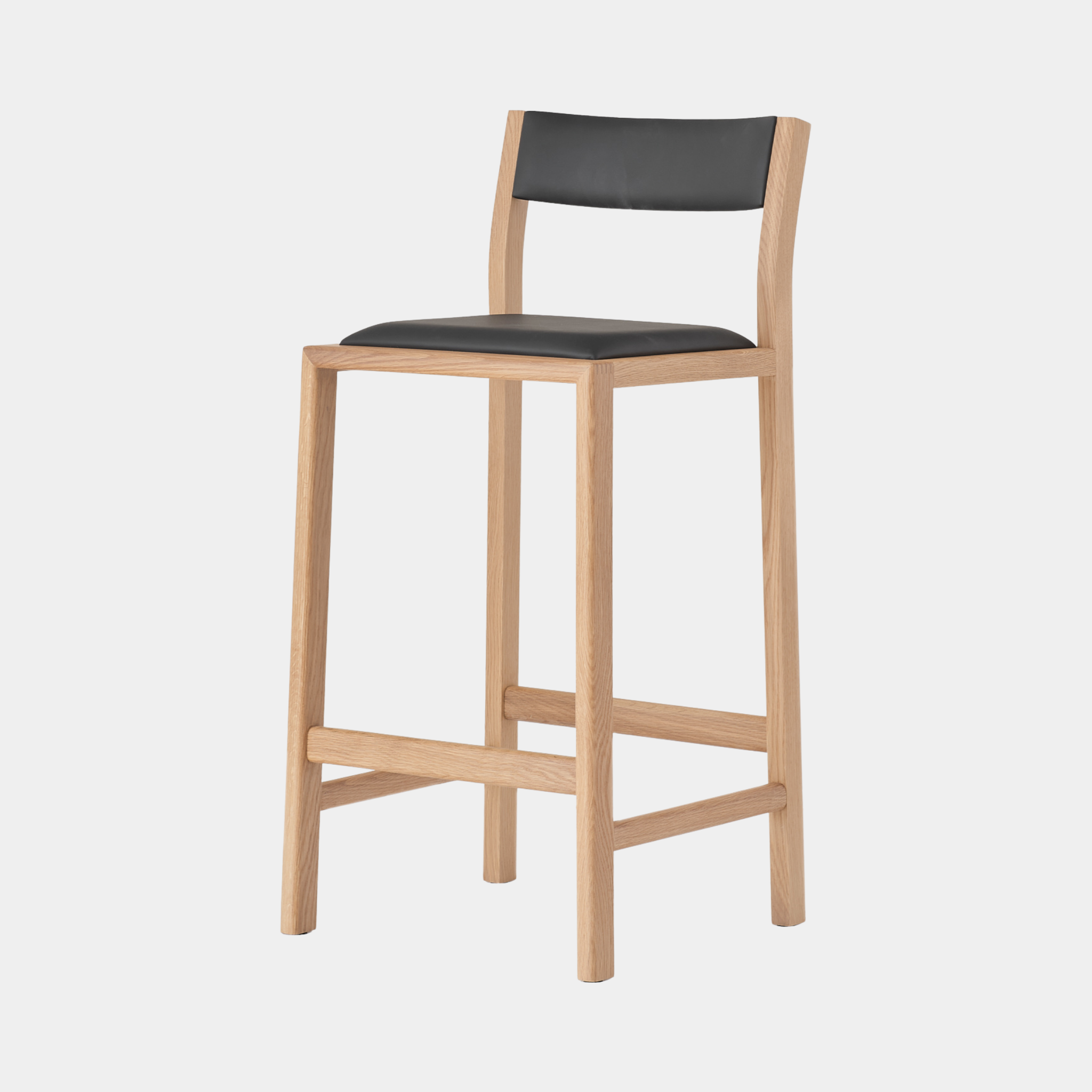 Ming Wooden Bar Stool