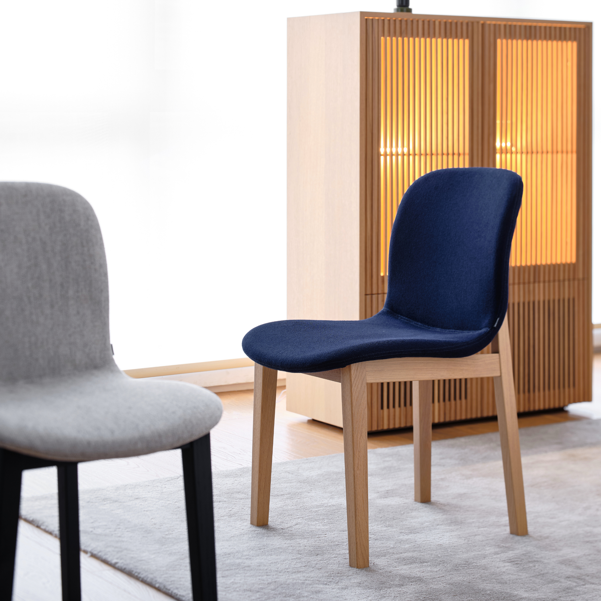 Ann Upholstered Wooden Dining Chair - The Feelter