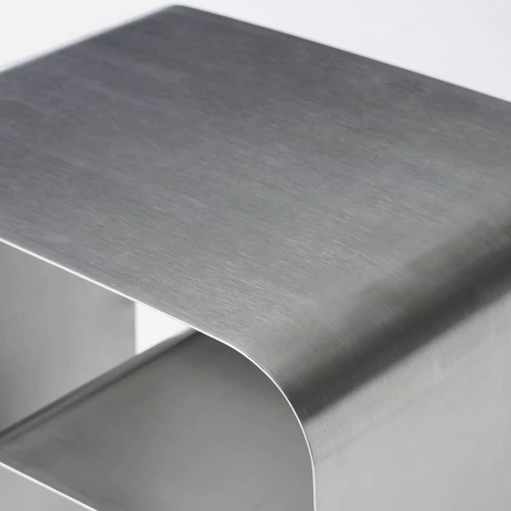 Hollowed Steel Side Table