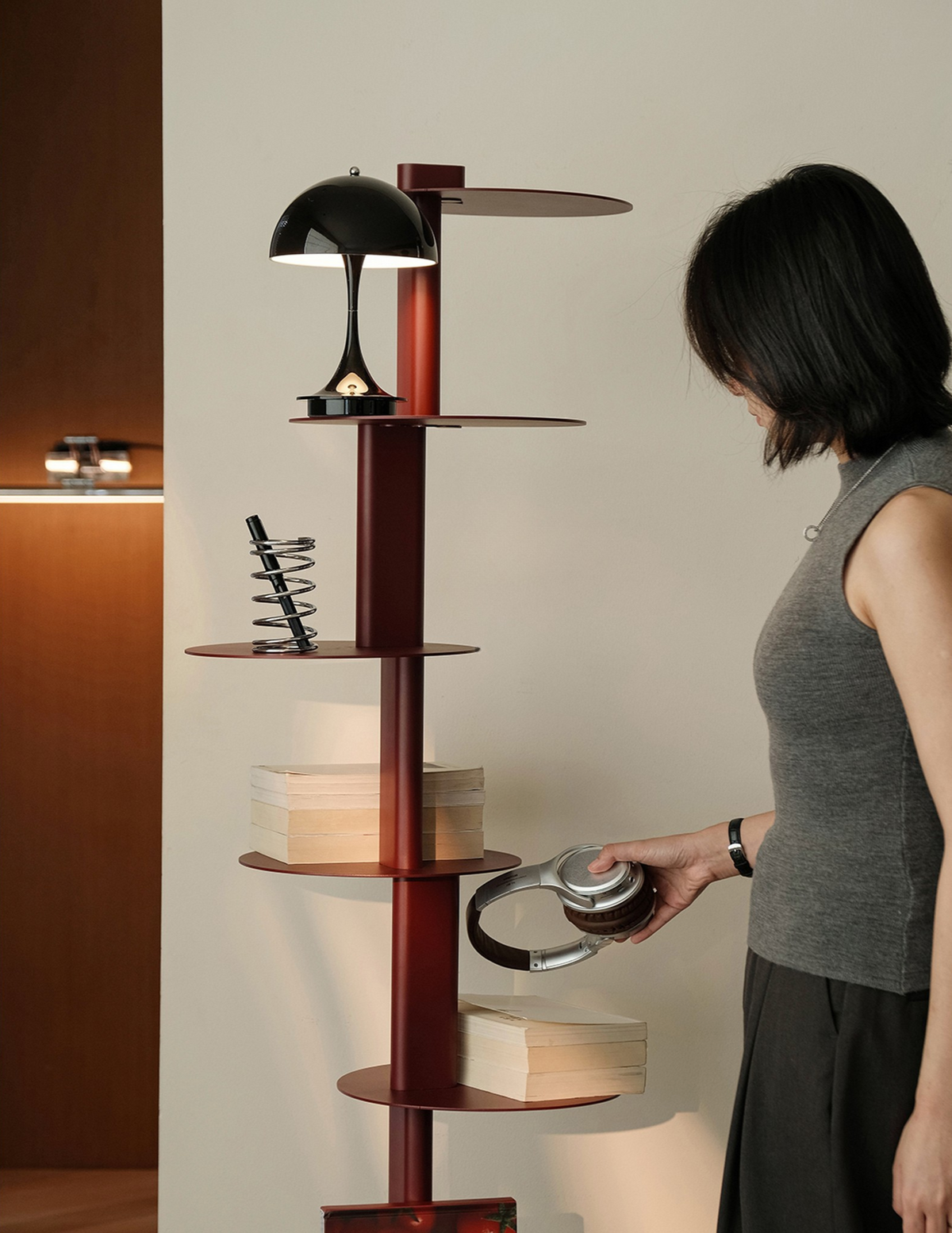 Compass Metal Book Tower - The Feelter