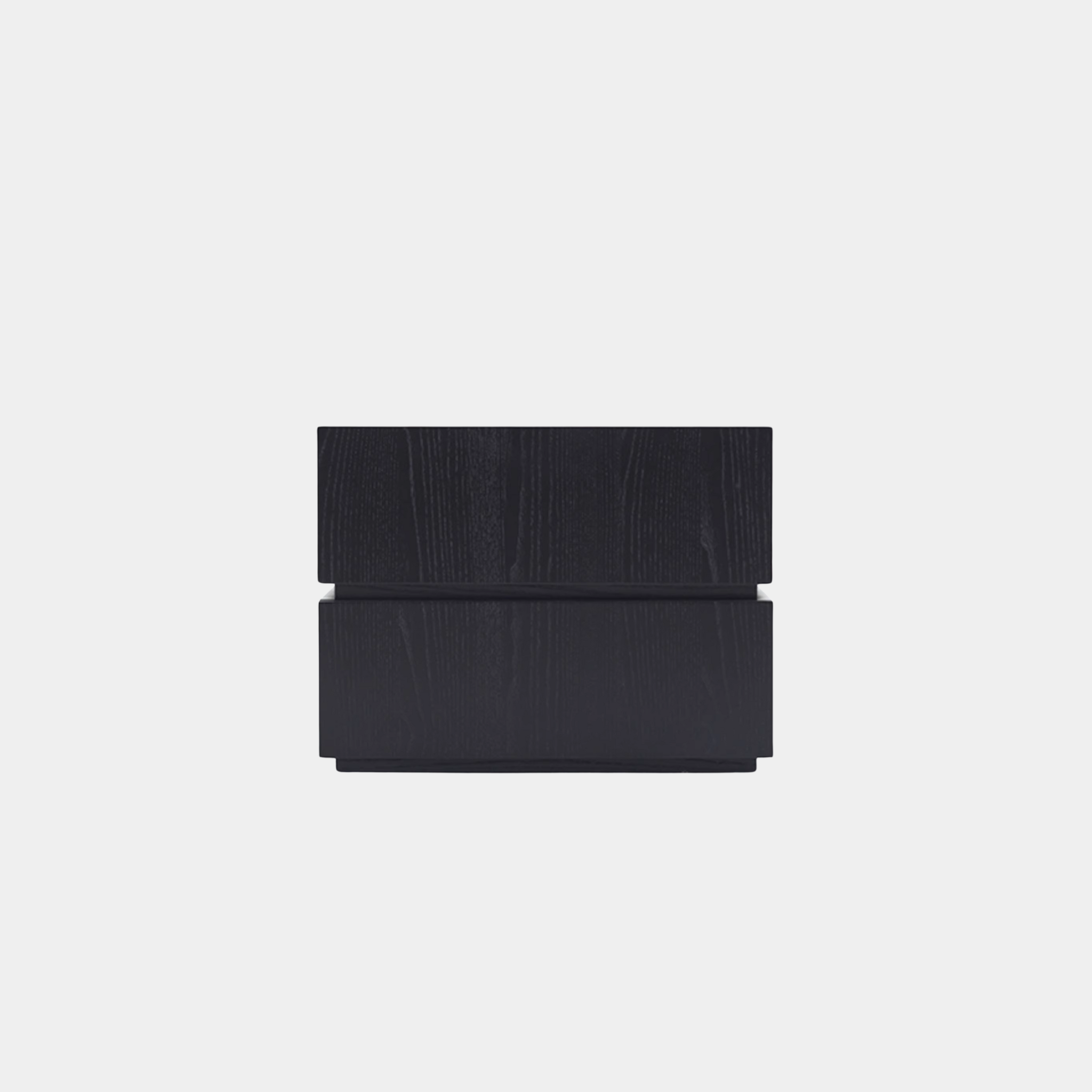 Lines Wooden Bedside Table - The Feelter