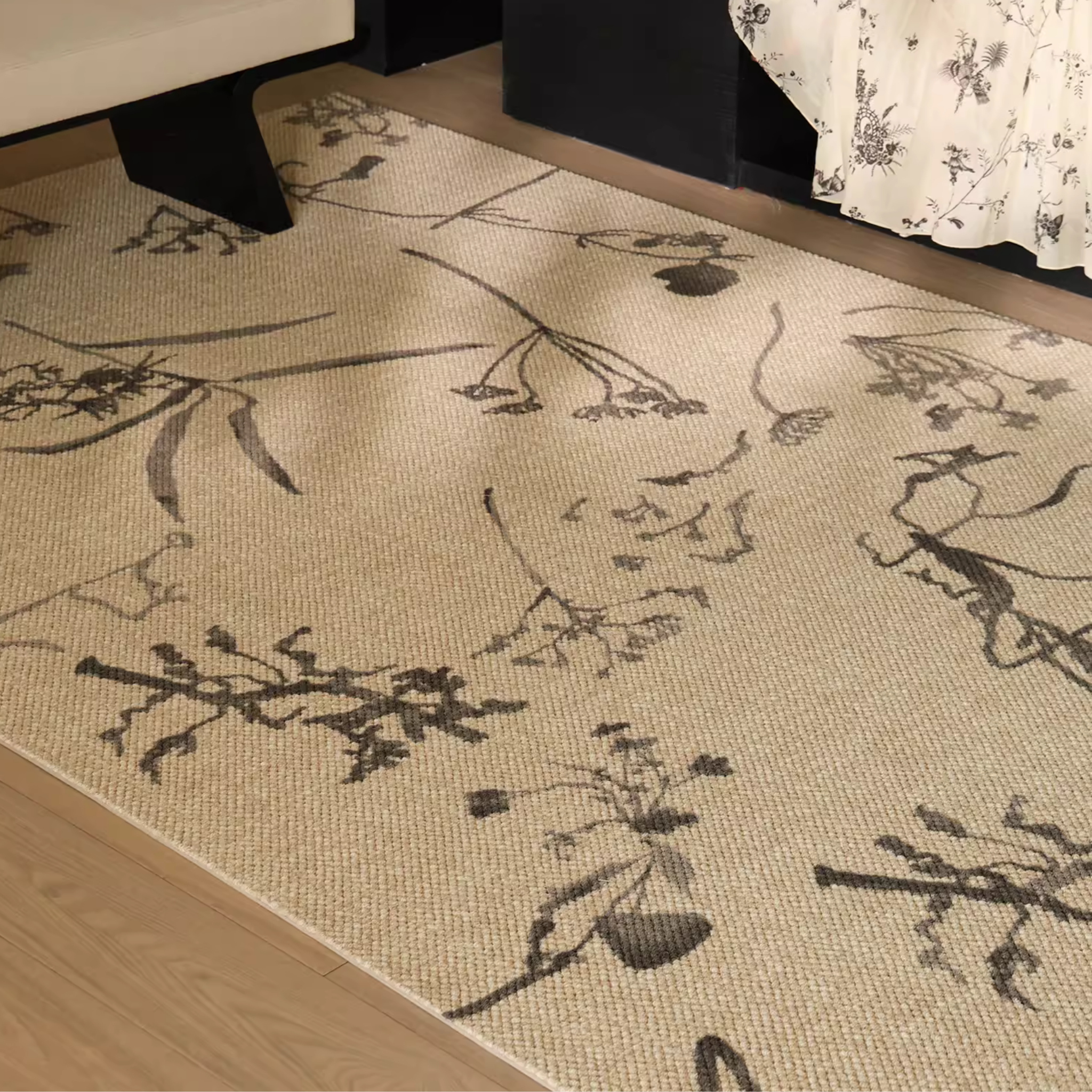 Pressed Flowers Wool Rug