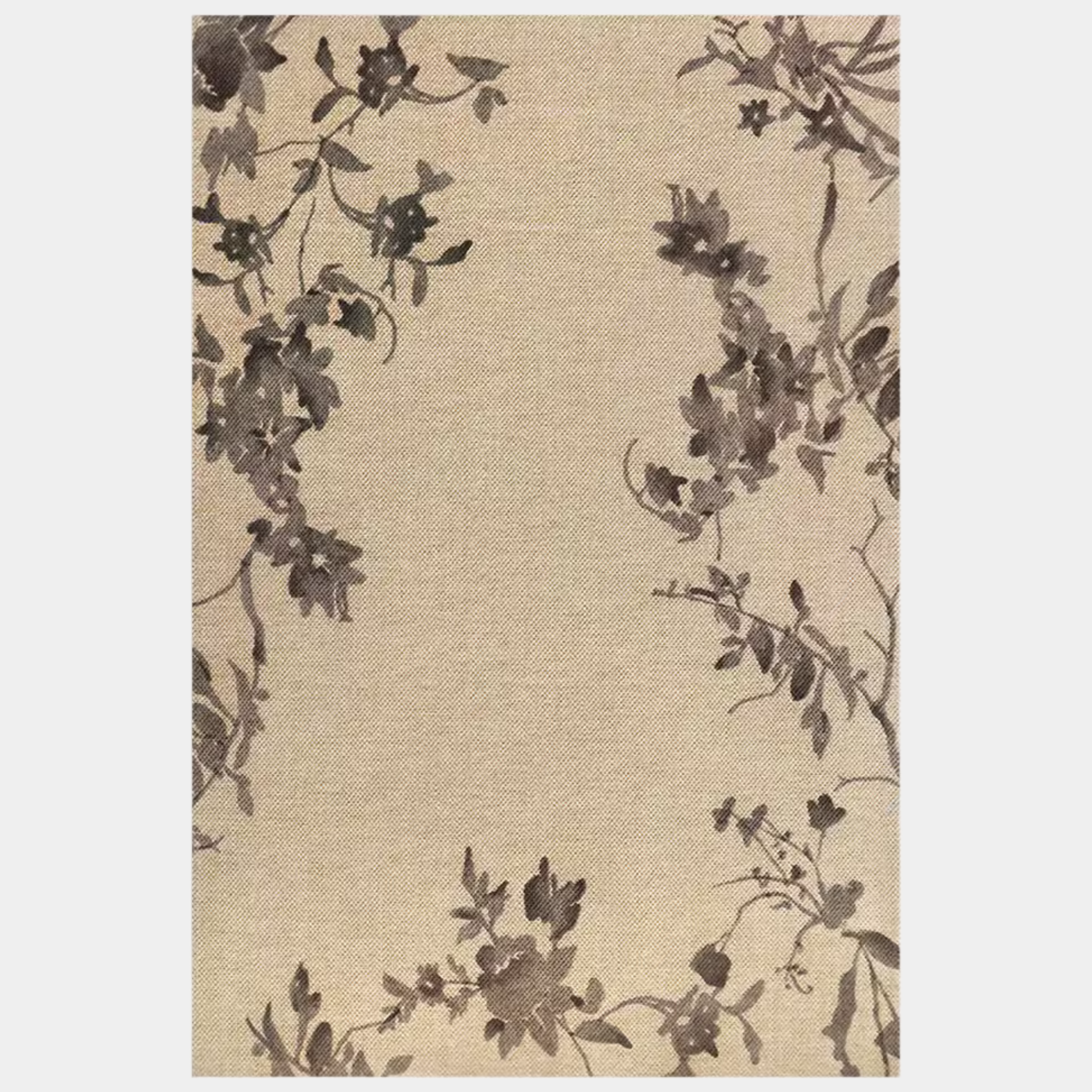 Shadow Floral Wool Rug