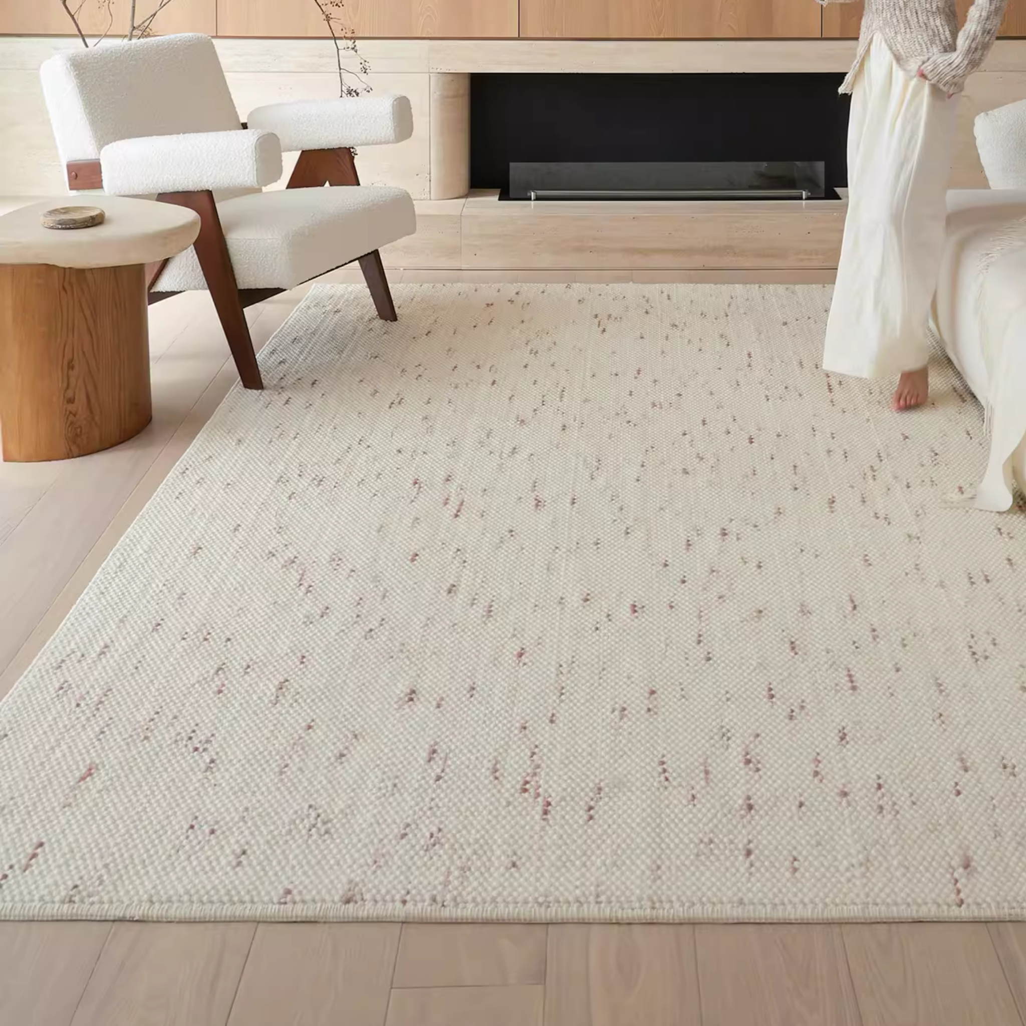 Pom Pom Wool Rug