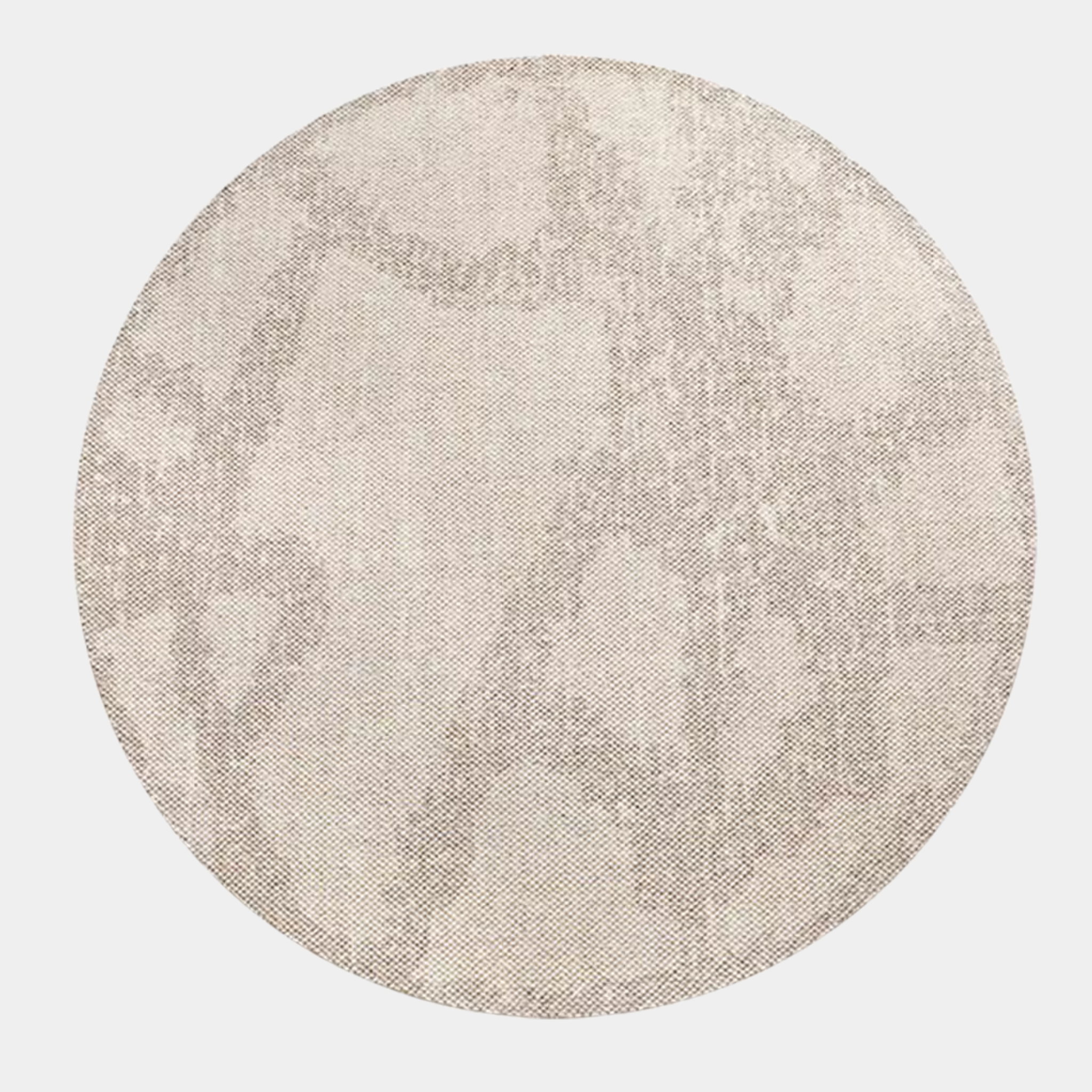 Marble Round Wool Rug