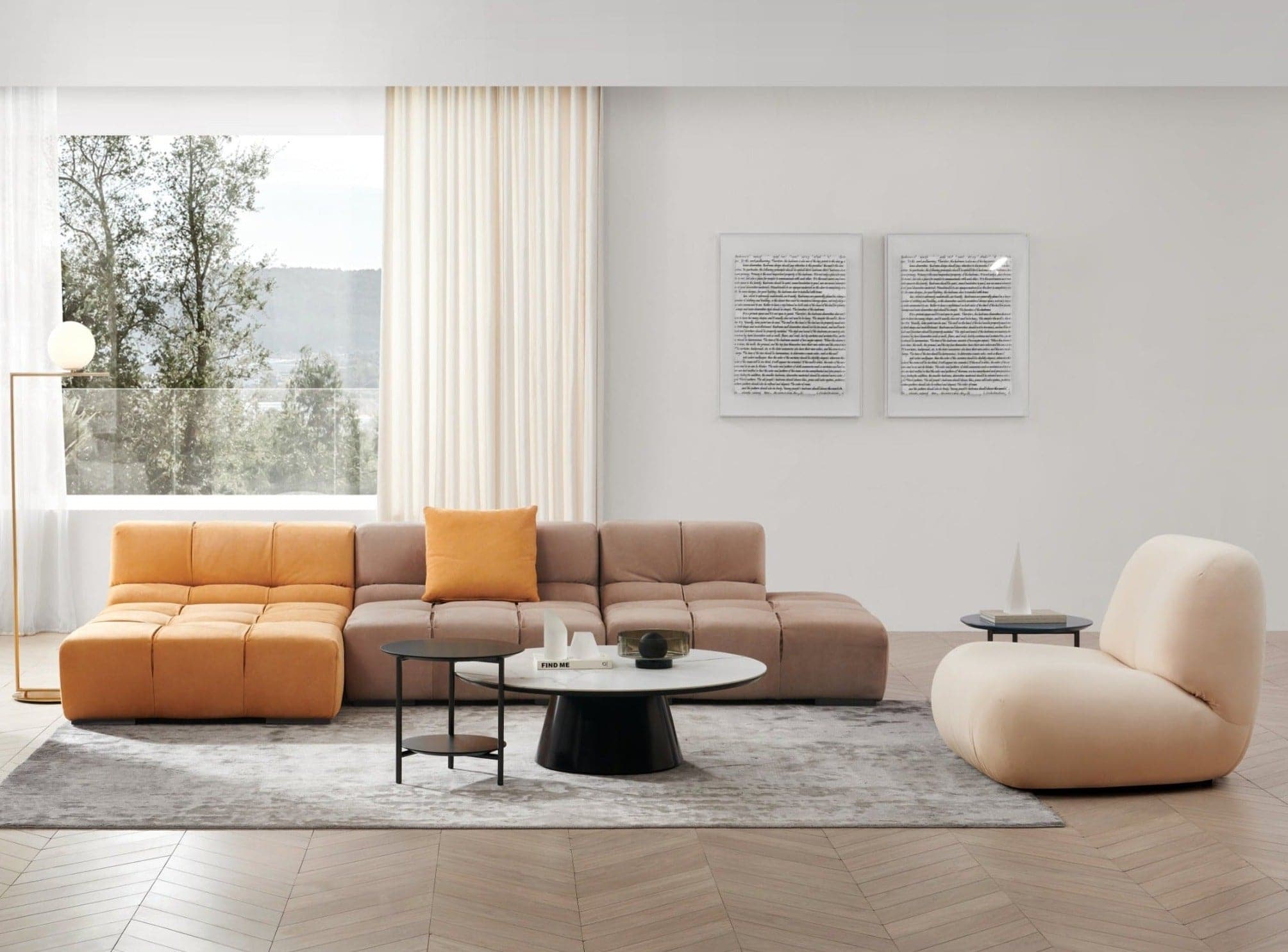 Peach Armchair - The Feelter