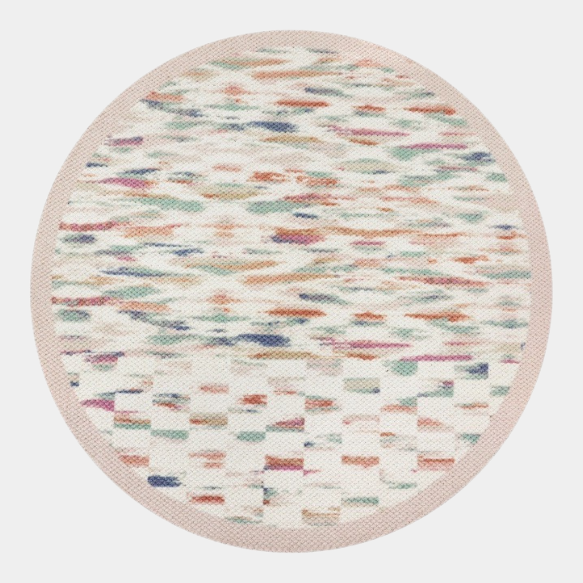 Confetti Round Wool Rug
