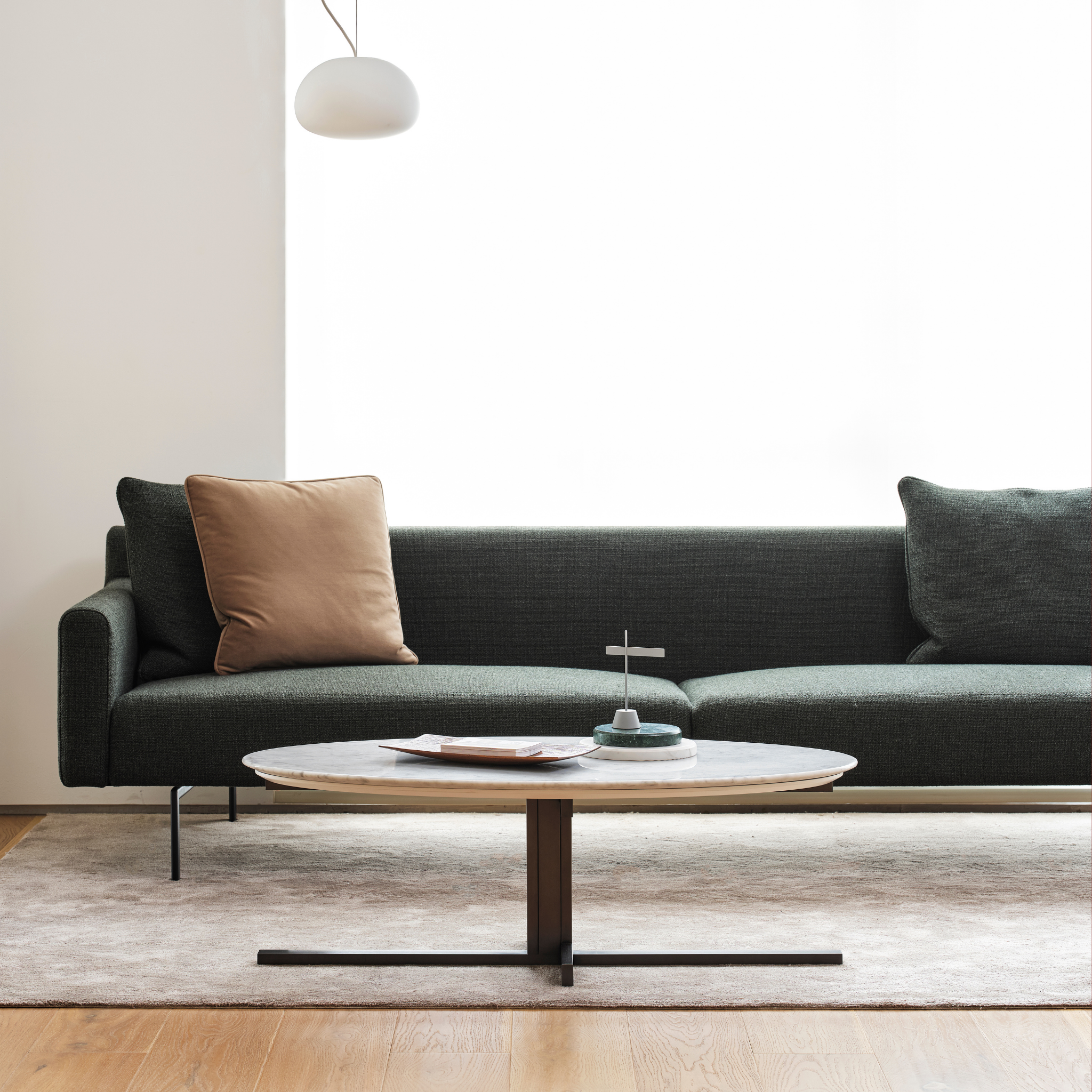 Bologna Marble Round Coffee Table - The Feelter
