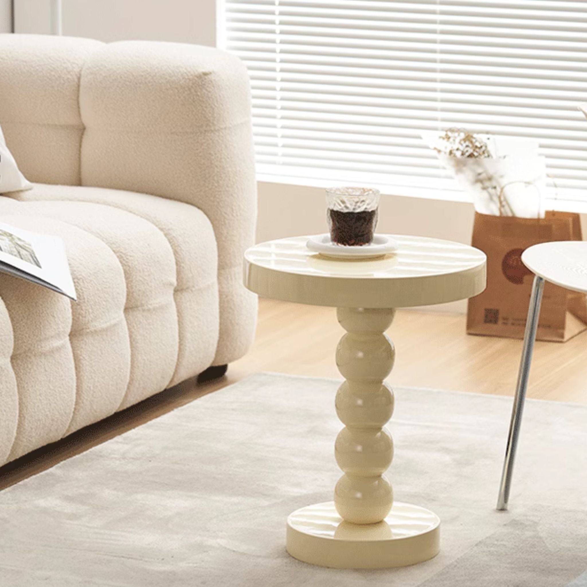 Bobbin Round Side Table